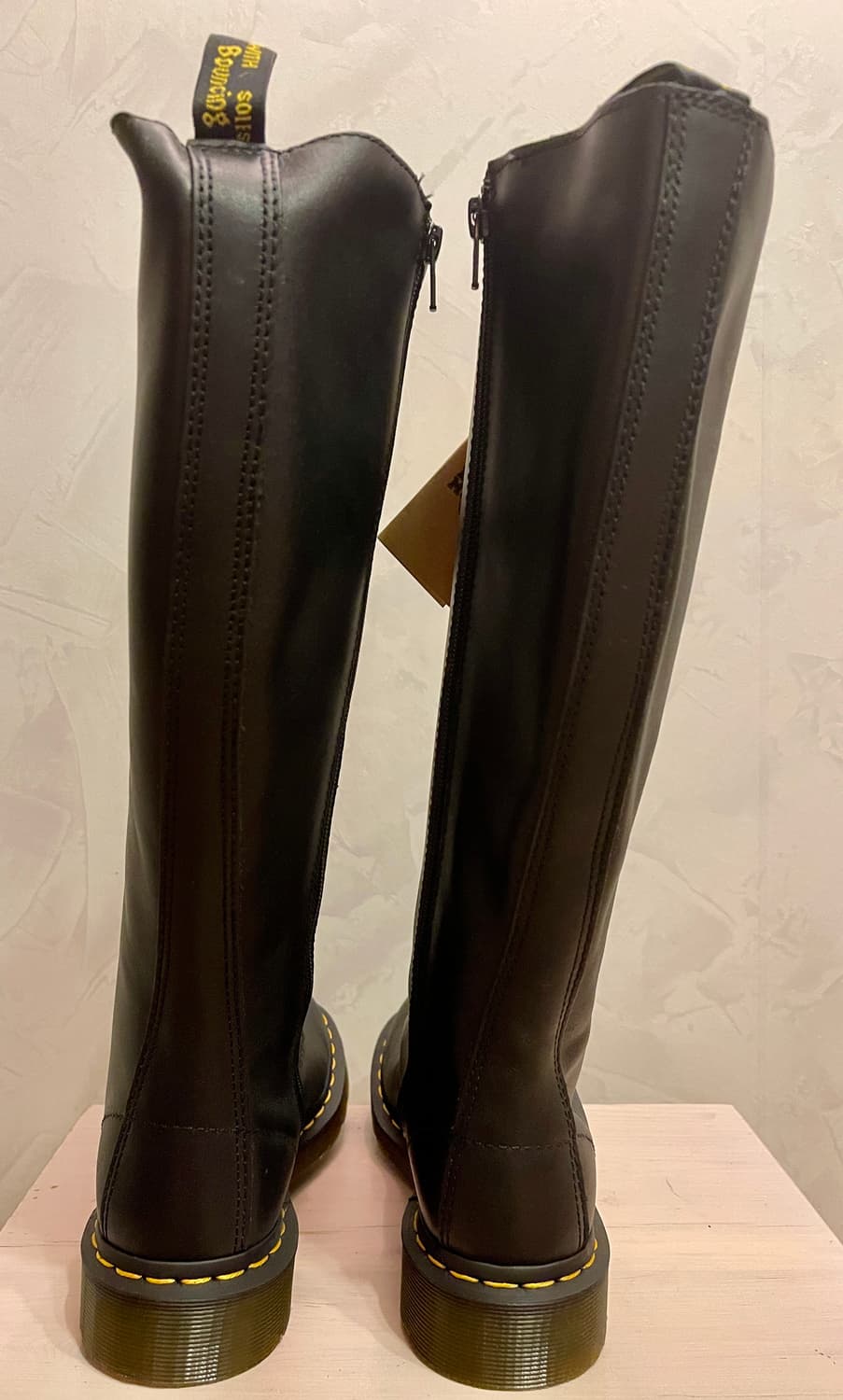 새상품/닥터마틴 Dr. Martens 1B60 20홀 니하이 부츠 블랙 상품이미지3