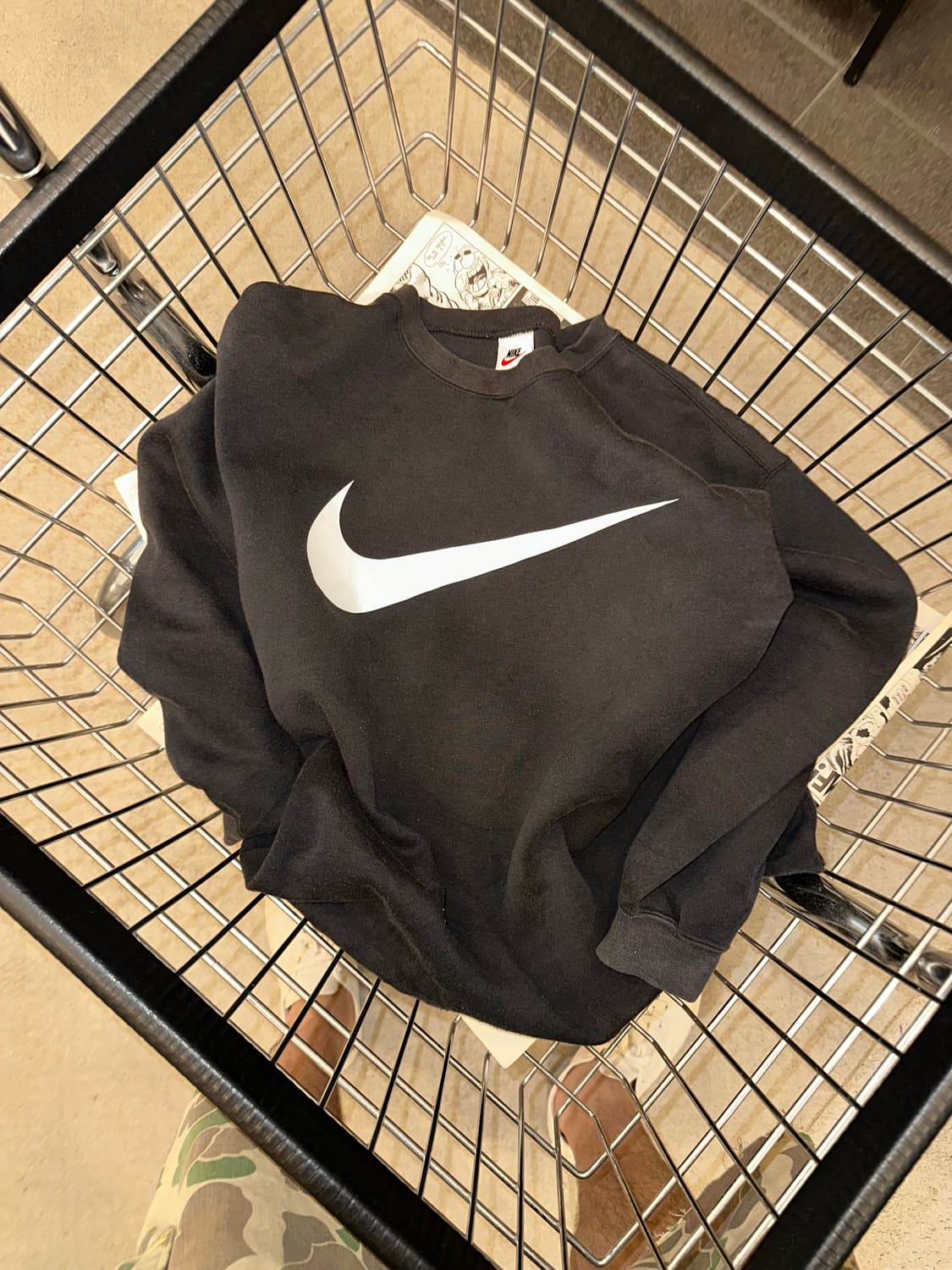 90’s Nike Swoosh logo fading sleeve 상품이미지7
