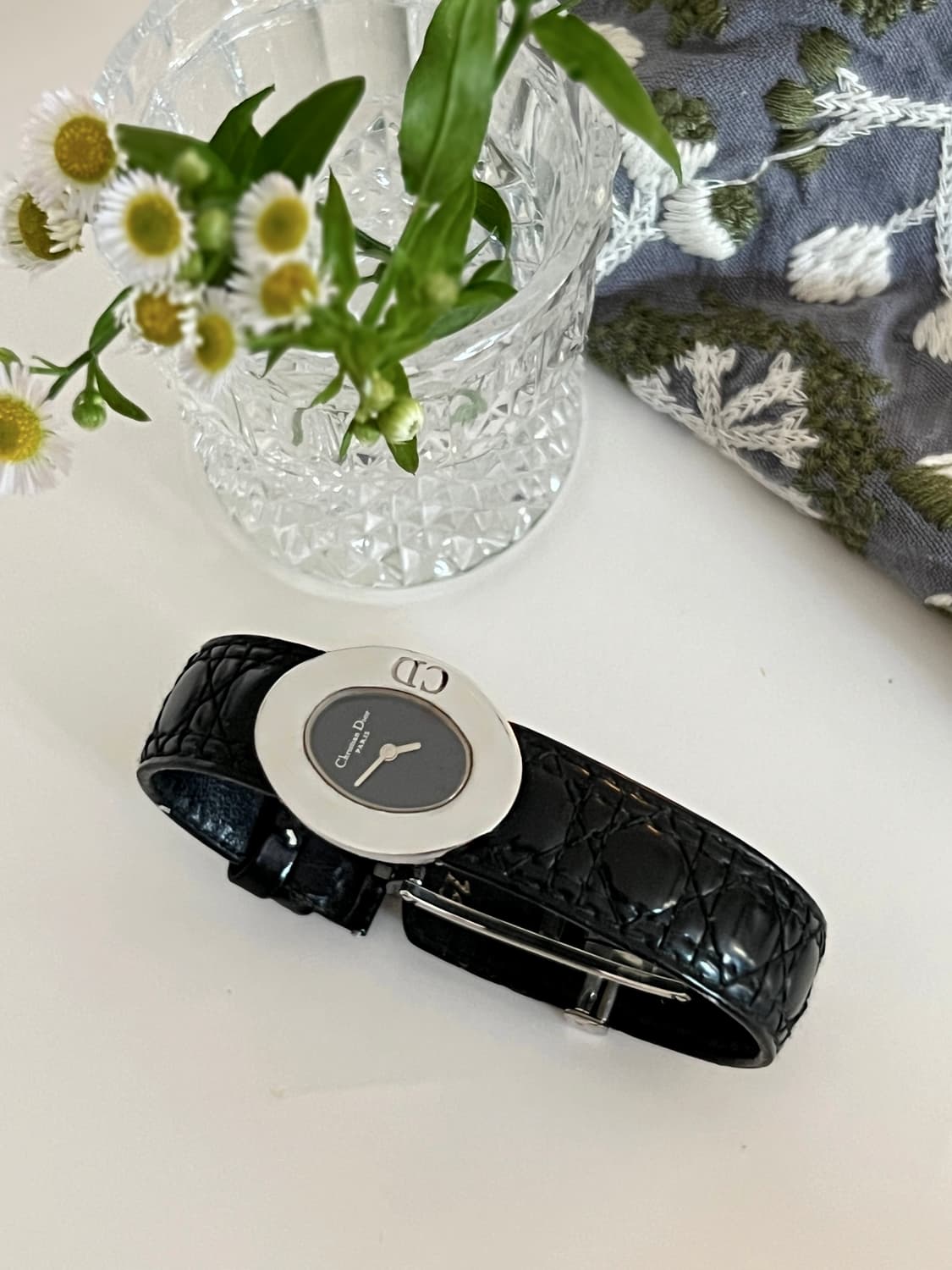 DIOR 레이디디올 까나쥬 스트랩 디올 시계 상품이미지8