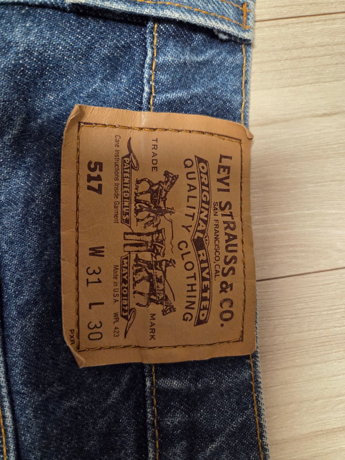 [31] 90's 리바이스 517 오렌지탭 Made in USA 플레어진 상품이미지5