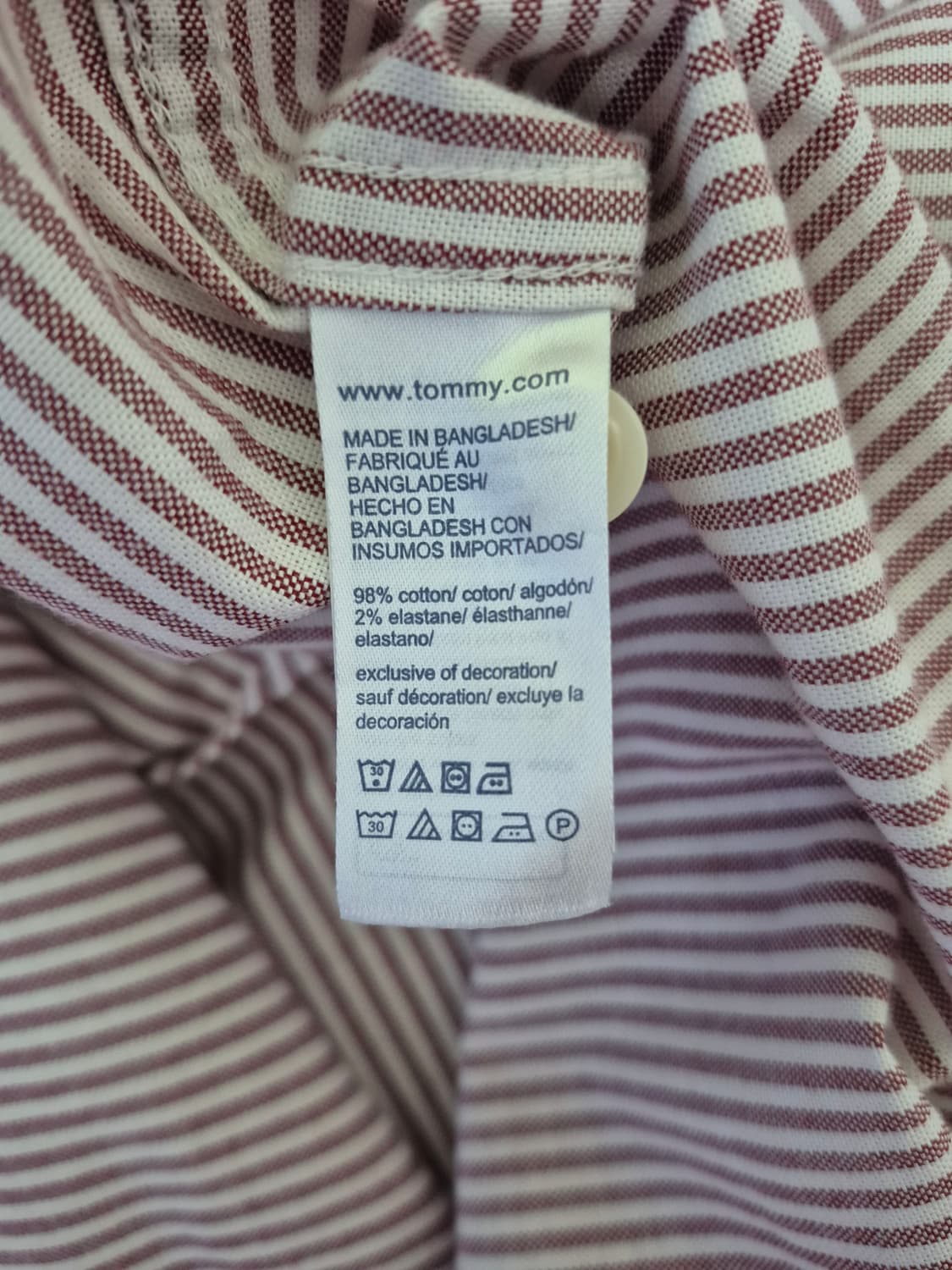 타미힐피거 스트라이프 옥스포드 셔츠 상품이미지7