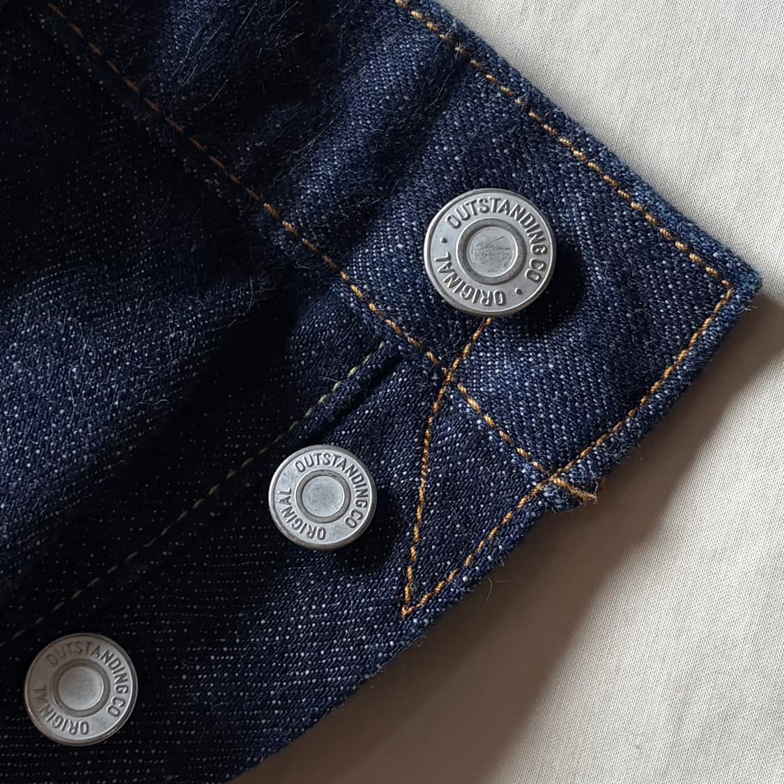[32] OUTSTANDING 아웃 스탠딩 셀비지 인디고 데님 상품이미지6