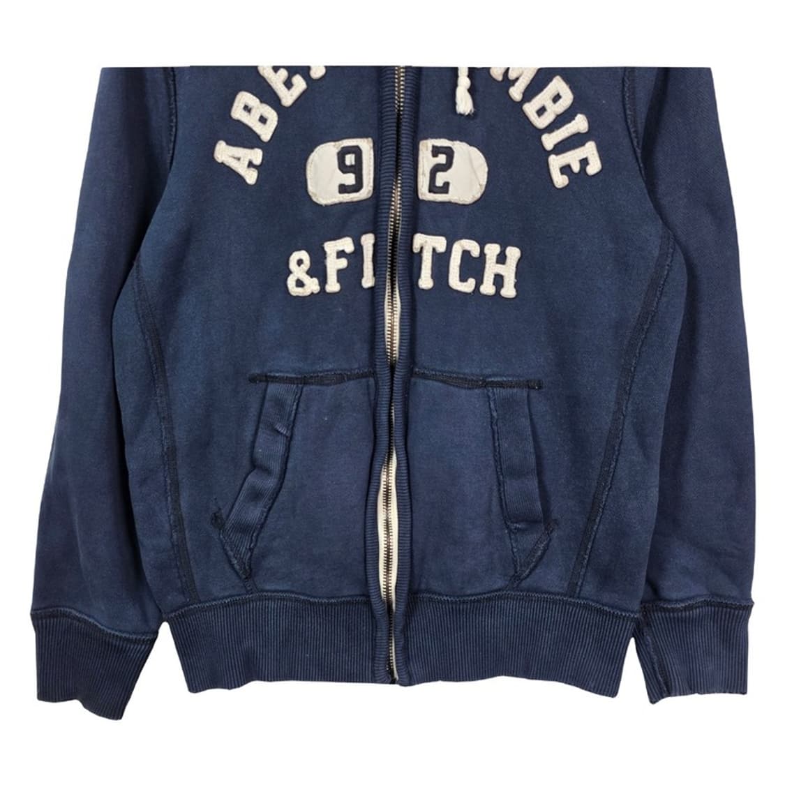 아베크롬비 92 아치로고 헤비웨이트 와플 후드집업 M 상품이미지4