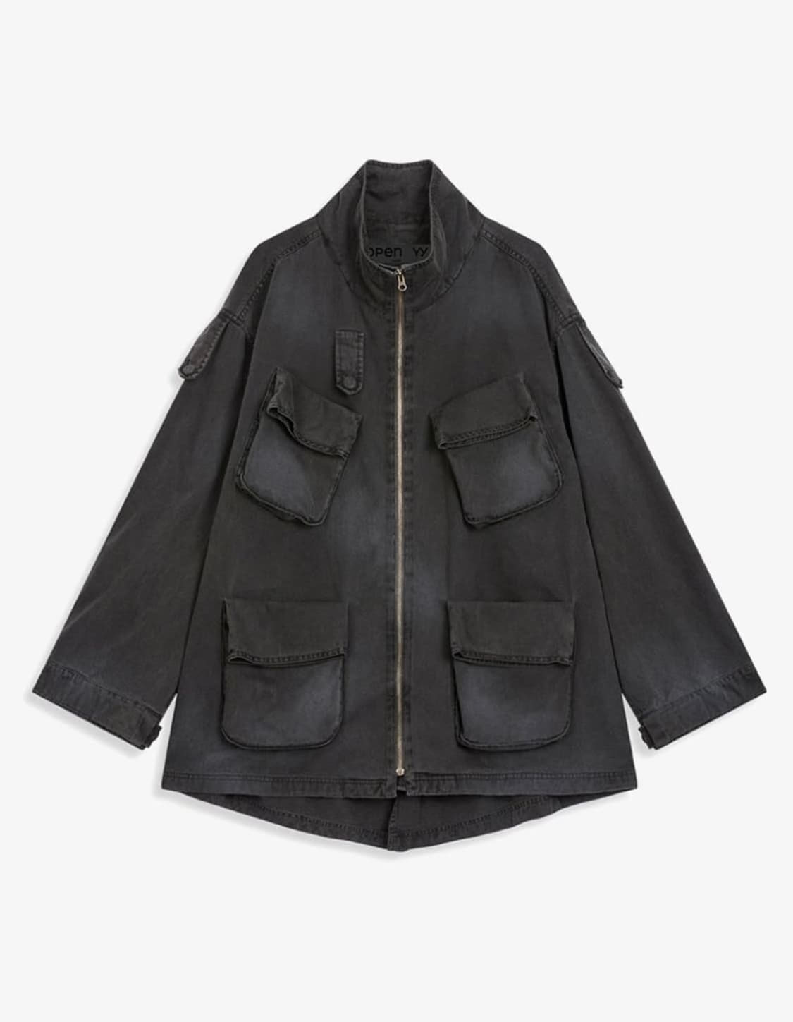 오픈와이와이 카고 포켓 필드 자켓 차콜 상품이미지3