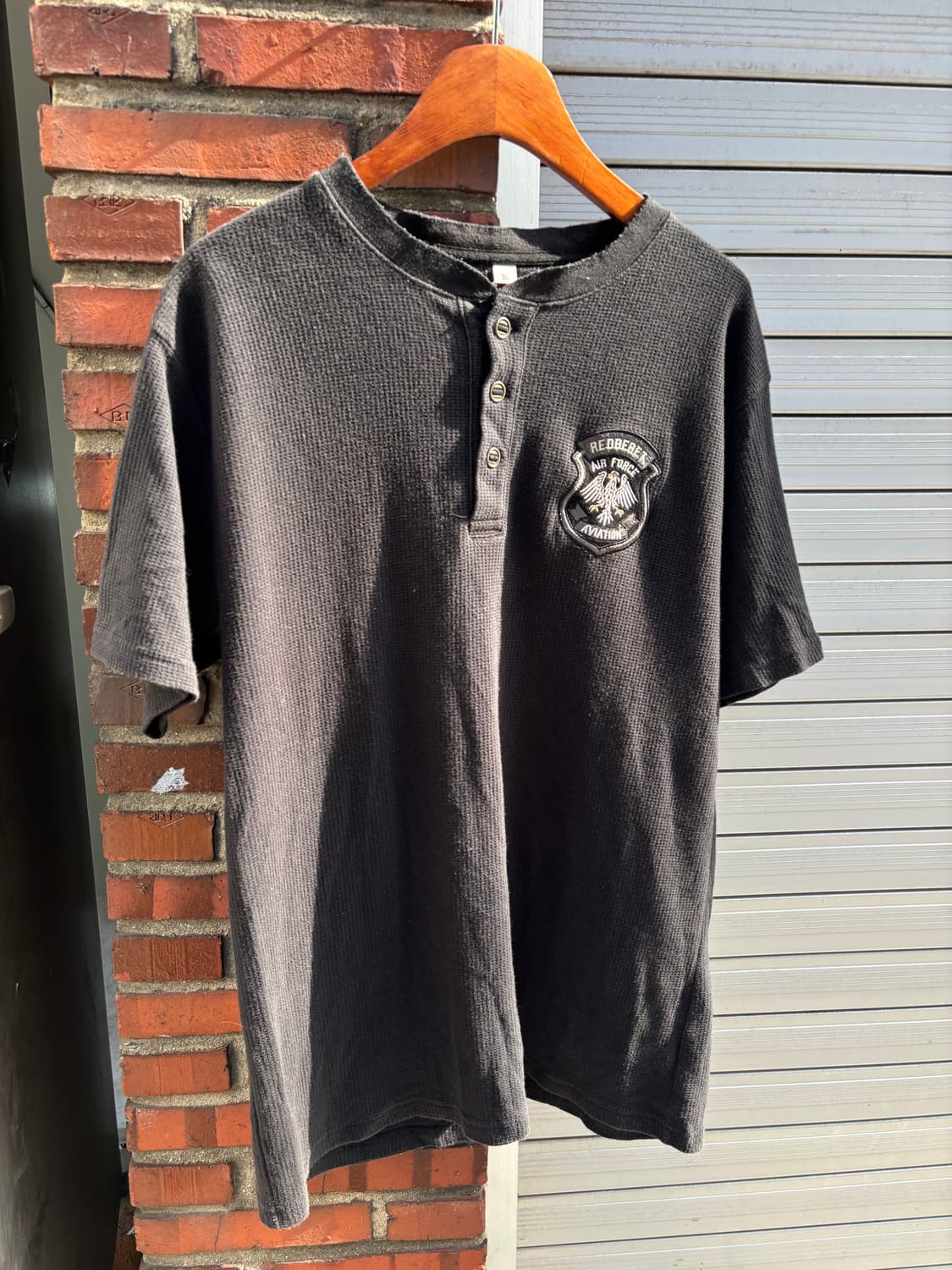 Red Berets Military 와플 헨리넥 티셔츠 상품이미지1