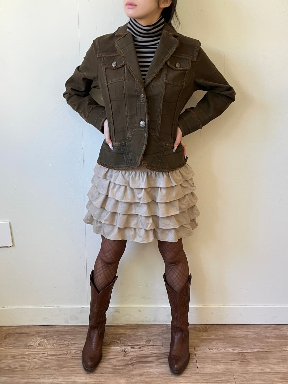 PINORE 아카이브 브라운 자켓 상품이미지6