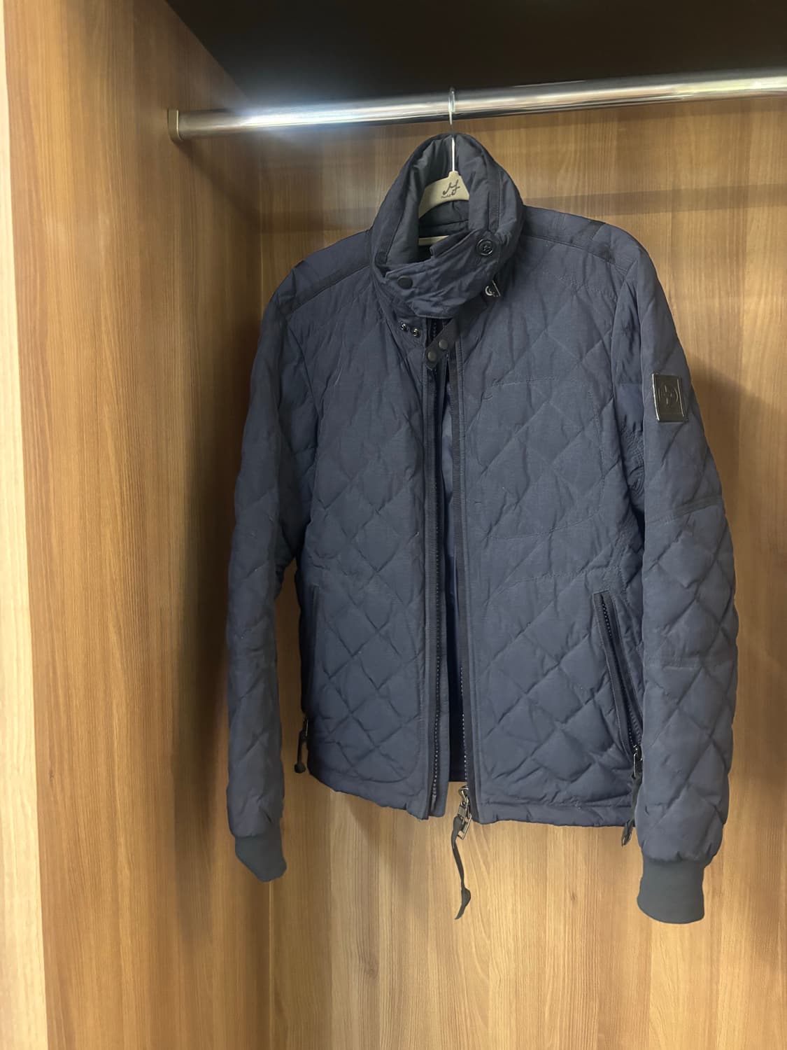 폴로 랄프로렌 퀼팅 자켓 네이비S 상품이미지3