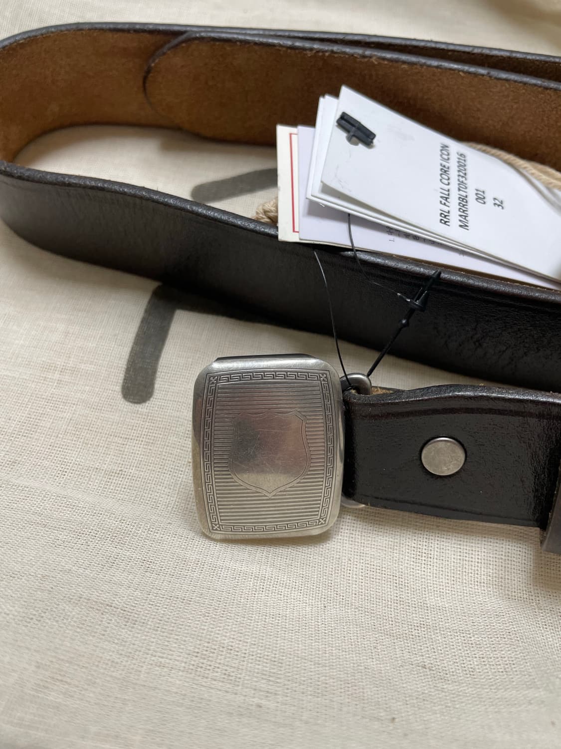 Rrl 빈센스벨트 블랙 새상품 32 상품이미지2