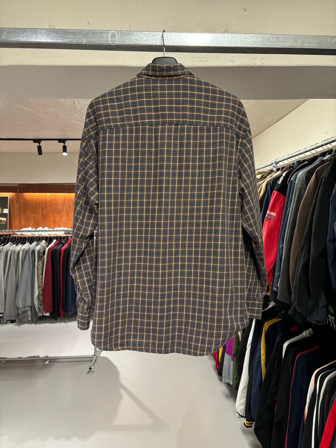 dockers 브라운 체크 셔츠 상품이미지4