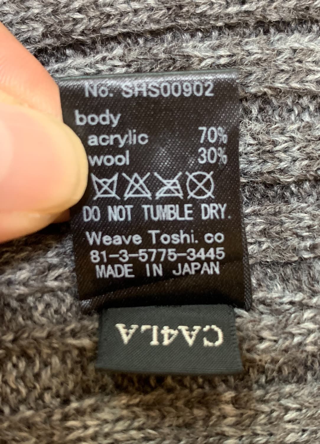CA4LA 카시라 비니(울/아크릴)유니색스 상품이미지8
