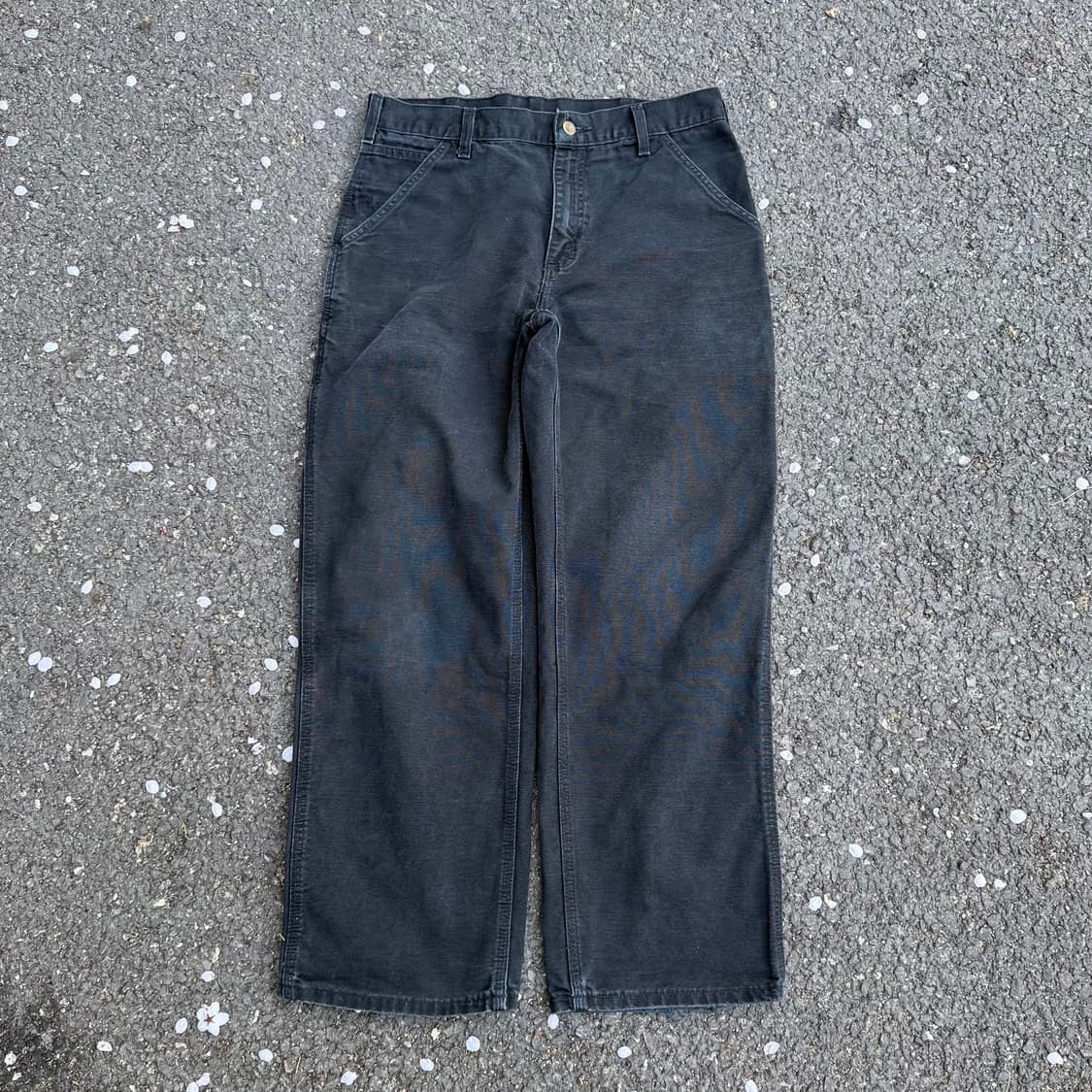 OG 칼하트 B11 BLK 싱글니 카펜터 팬츠 상품이미지1