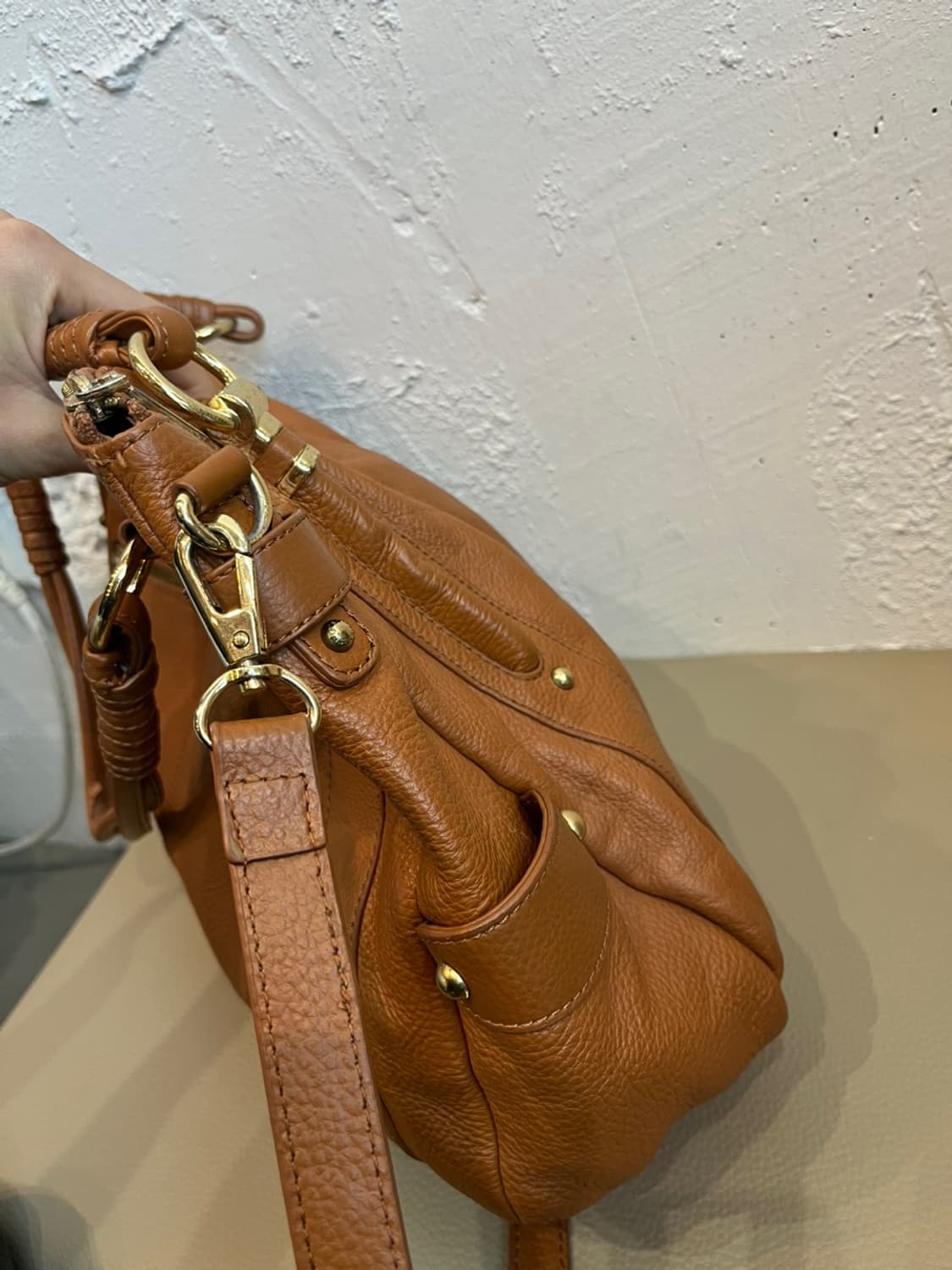 시슬리 소가죽 숄더백 크로스백 상품이미지2