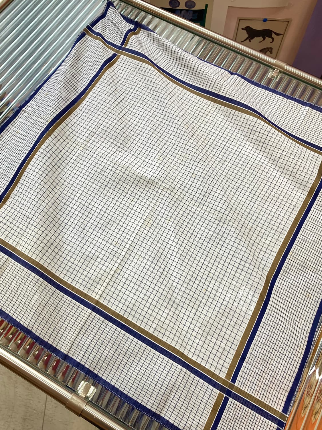 빈티지 체크 손수건 상품이미지2