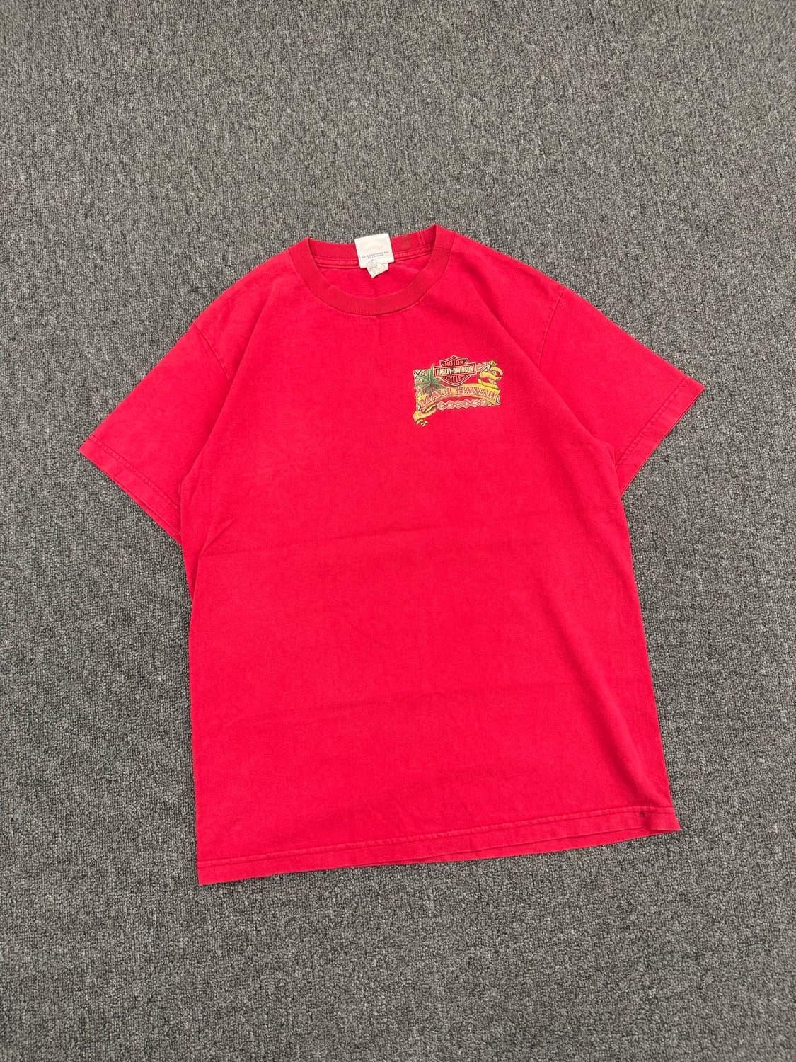 M)할리데이비슨 빈티지 프린팅 Maul Hawaii 반팔 상품이미지1