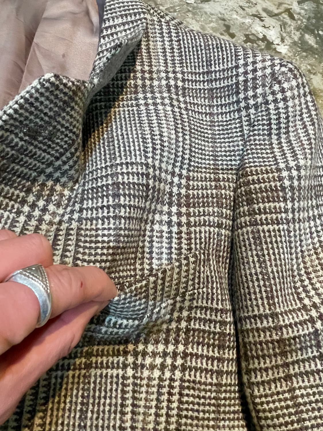 Paul Smith Wool Glen Check Two-Button Bl 상품이미지8