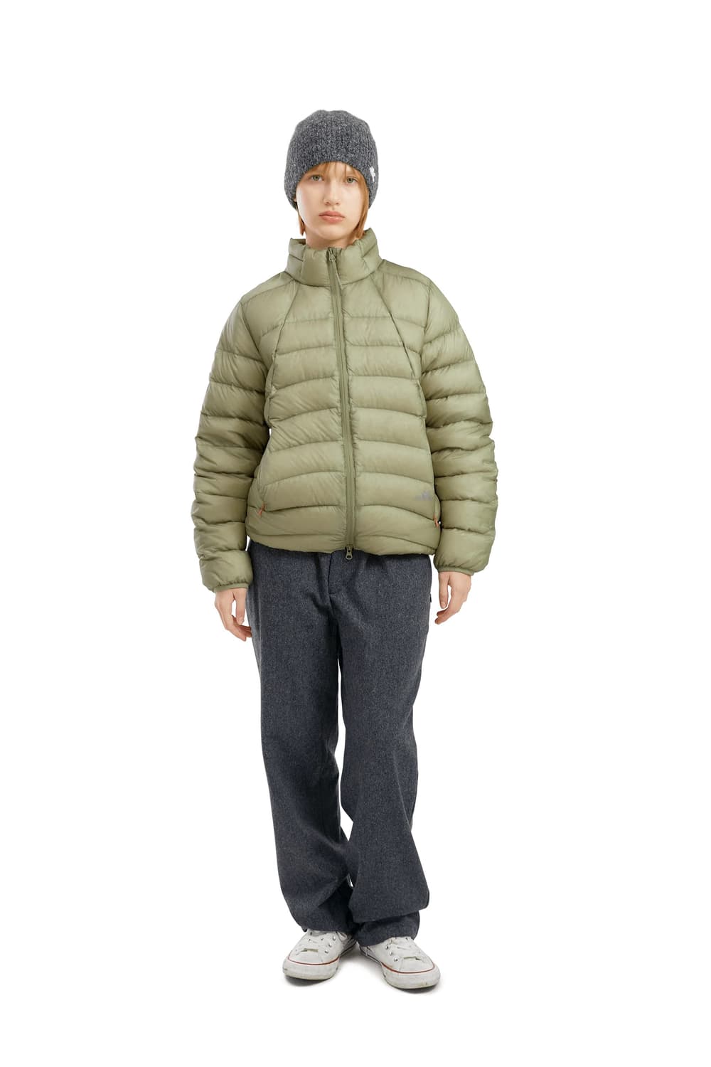 썬러브 경량패딩 카키 S사이즈 플라이 라이트 다운 자켓 상품이미지7