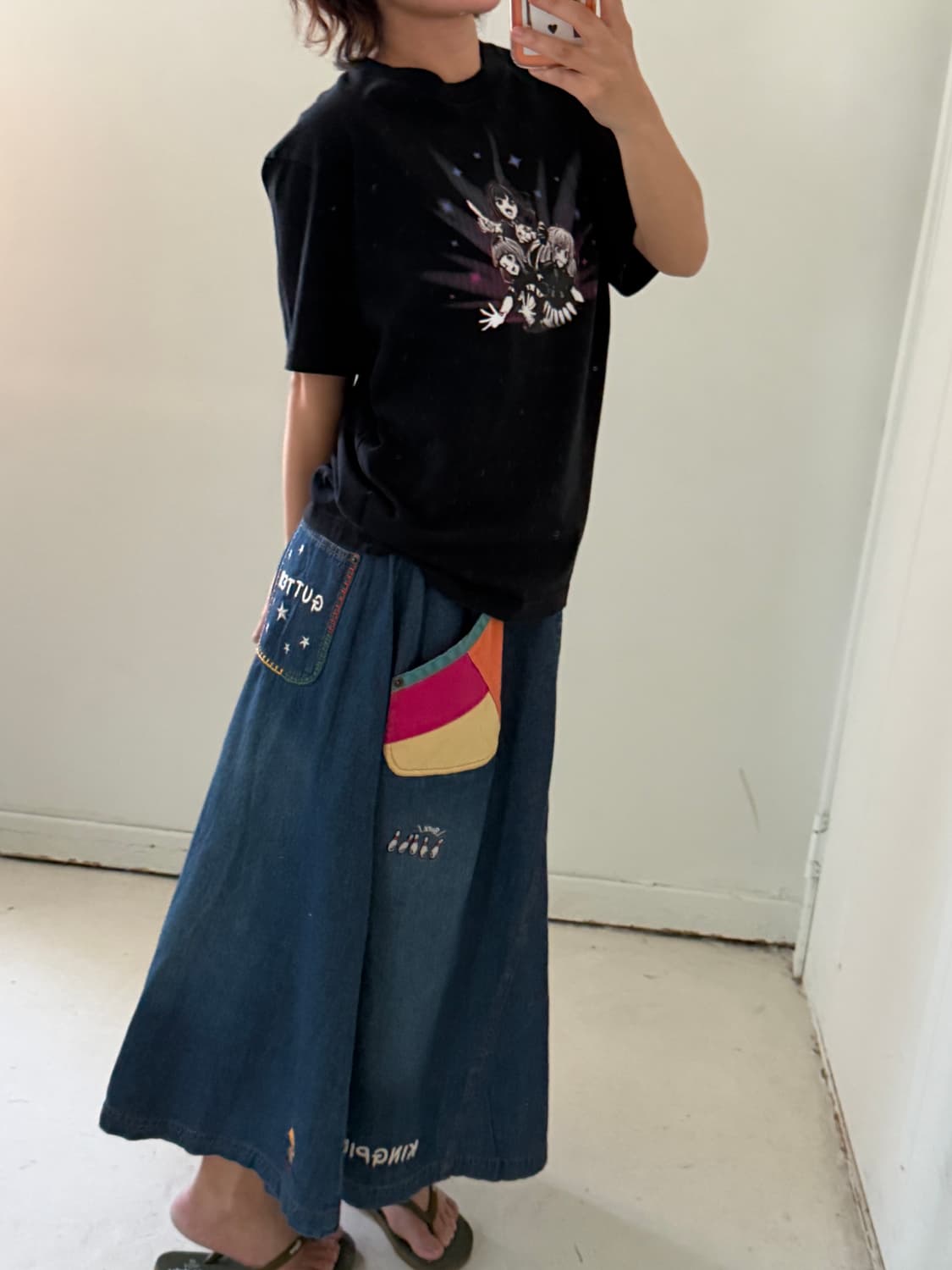 일본빈티지 최애의아이 애니 반팔티 상품이미지2