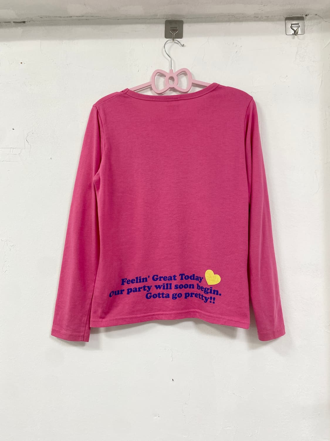 LOVE BRILLIANT Y2K PINK LONGSLEEVE 상품이미지4