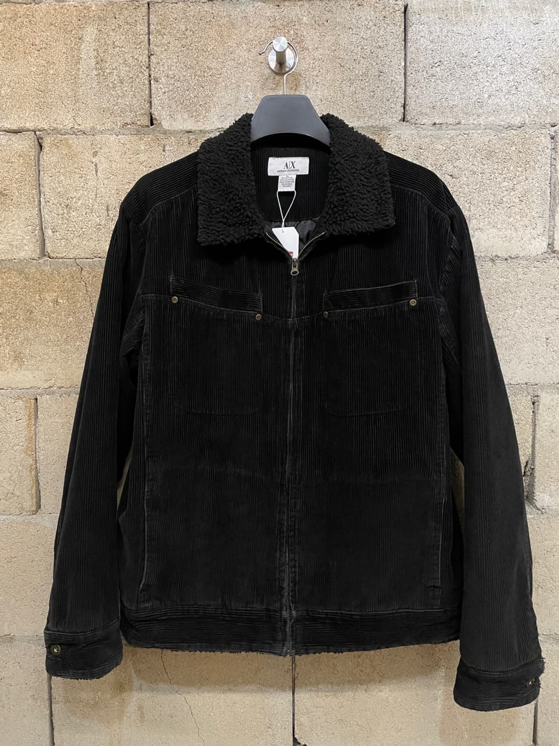 아르마니 익스체인지 골덴 쉐르파 카라 자켓 상품이미지1