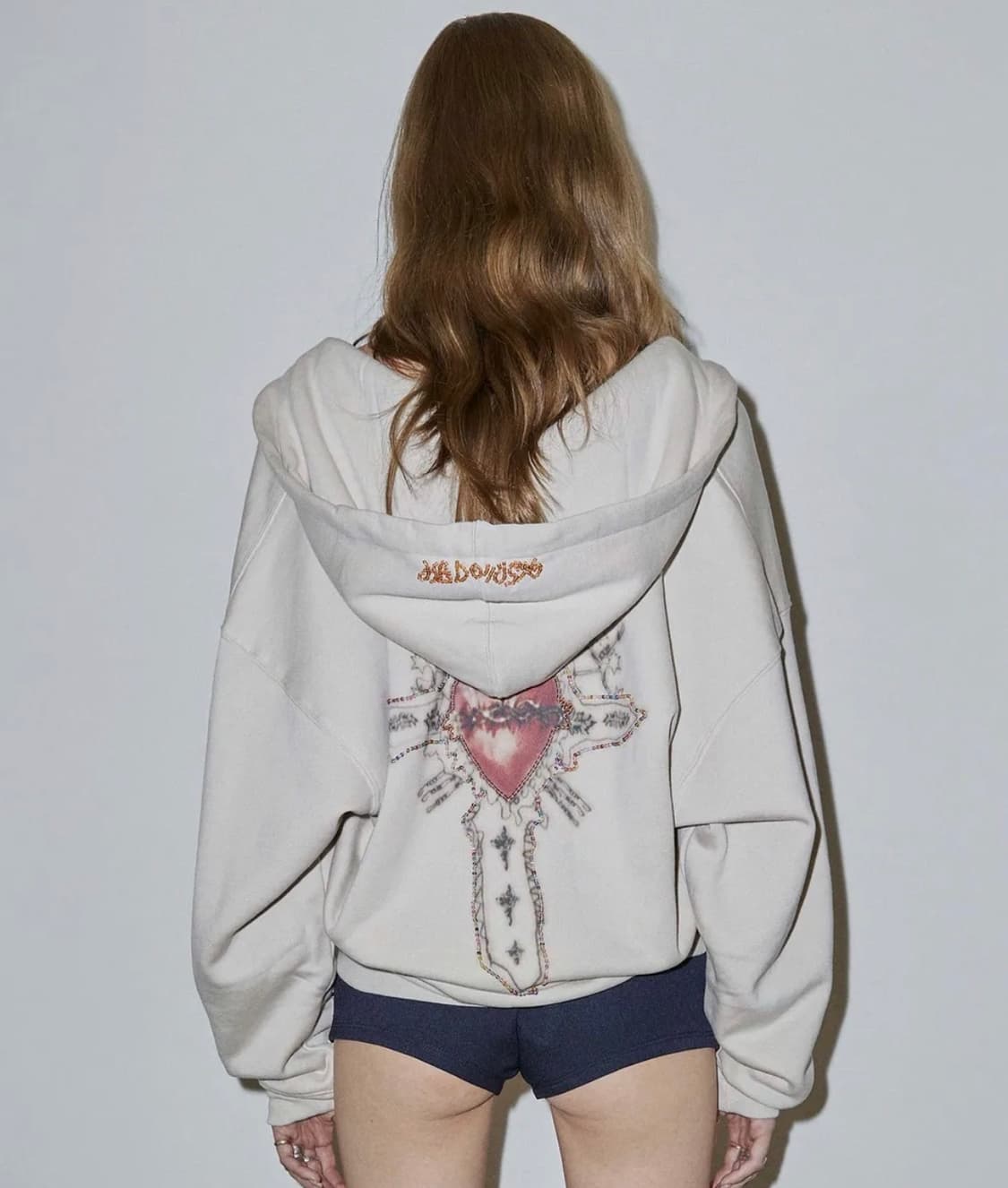 스컬프터 sculptor Hoodie Zip-Up Dirty White  상품이미지1