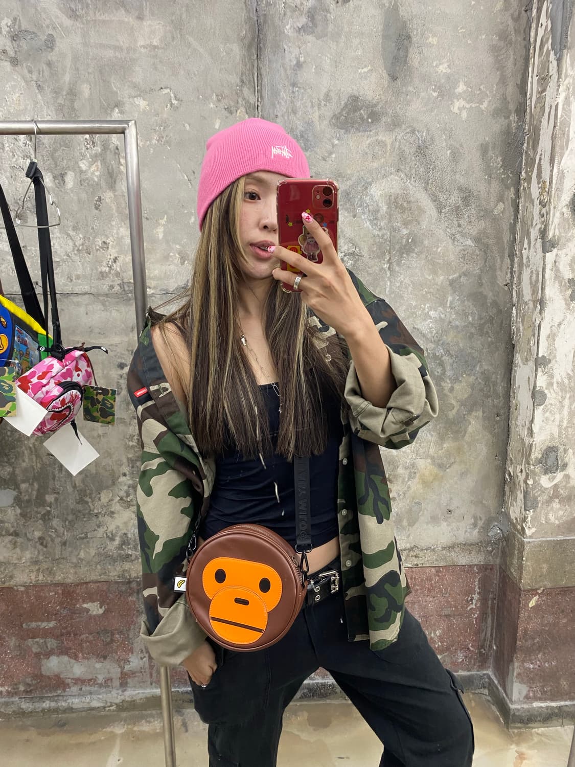 베이프 페이스큐티백 상품이미지1