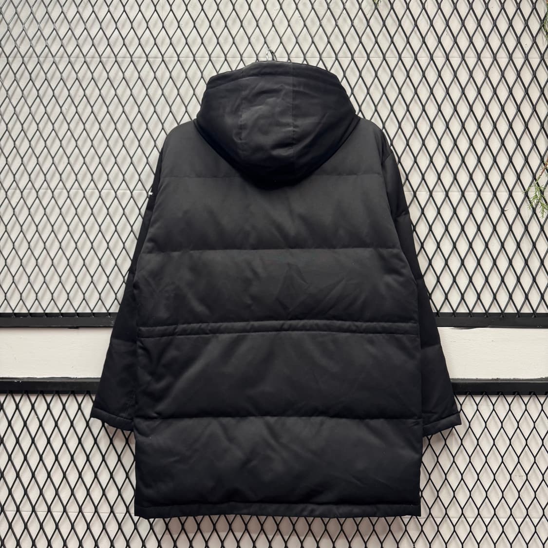 버버리 골프 다운 후드 롱패딩 안감 노바체크 포인트 하이넥 블랙 상품이미지2