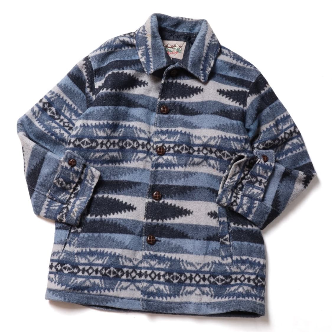 Vintage Nordic Pattern Wool Coat 

 상품이미지1