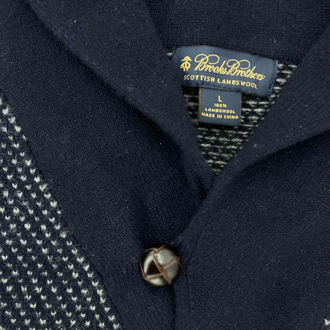 브룩스브라더스 숄카라 니트 상품이미지2