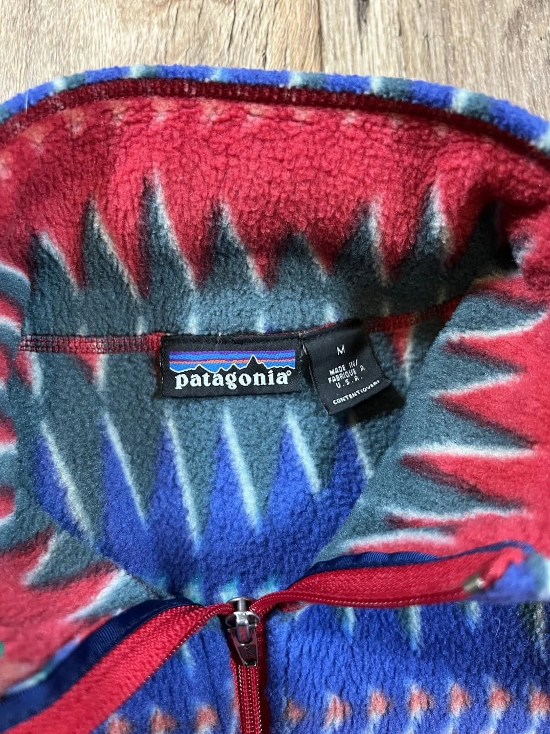 90s 파타고니아 신칠라 하프 집업 플리스 풀오버 상품이미지3