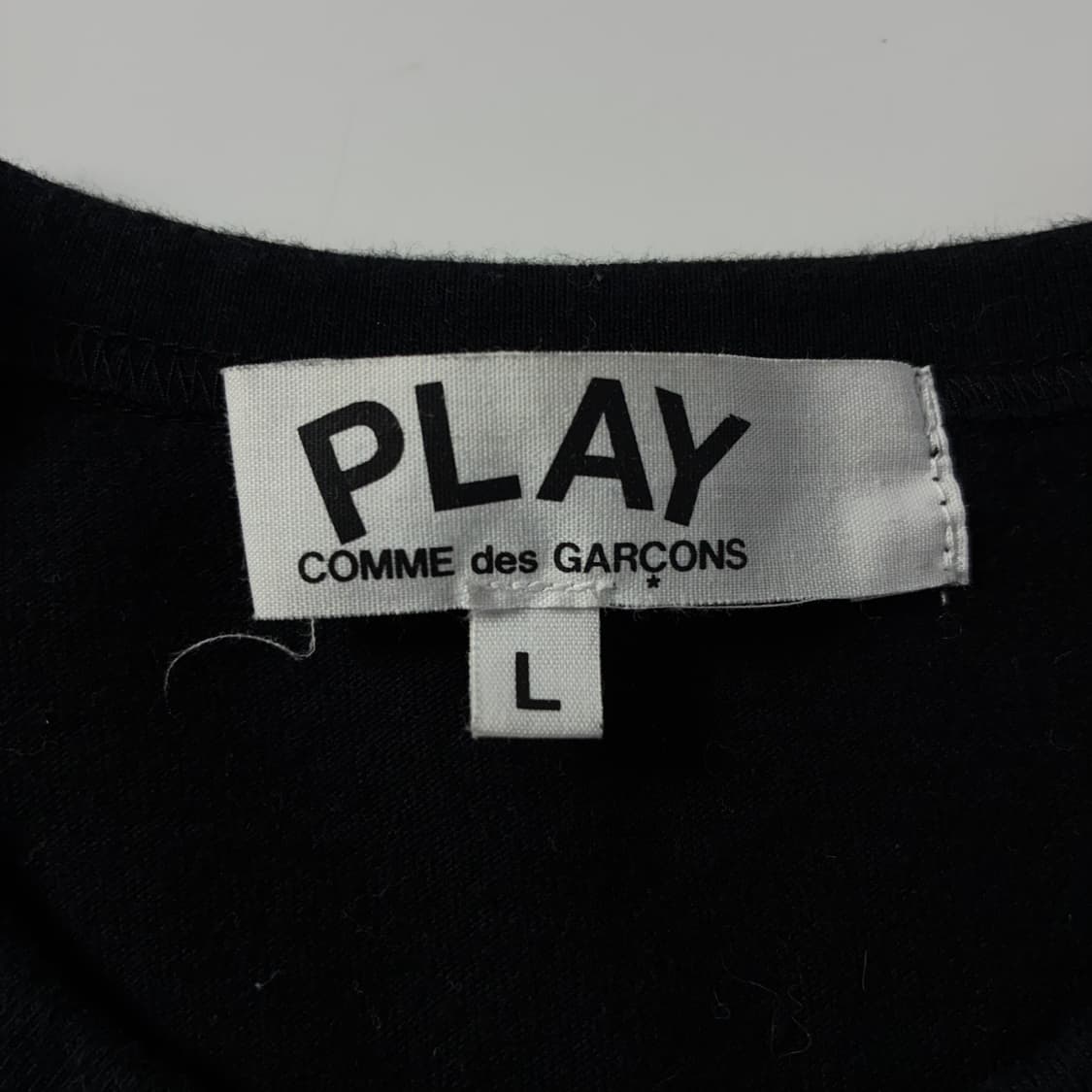 Comme des garsons  꼼데가르송 골드하트와펜 블랙 반팔티셔츠 상품이미지3