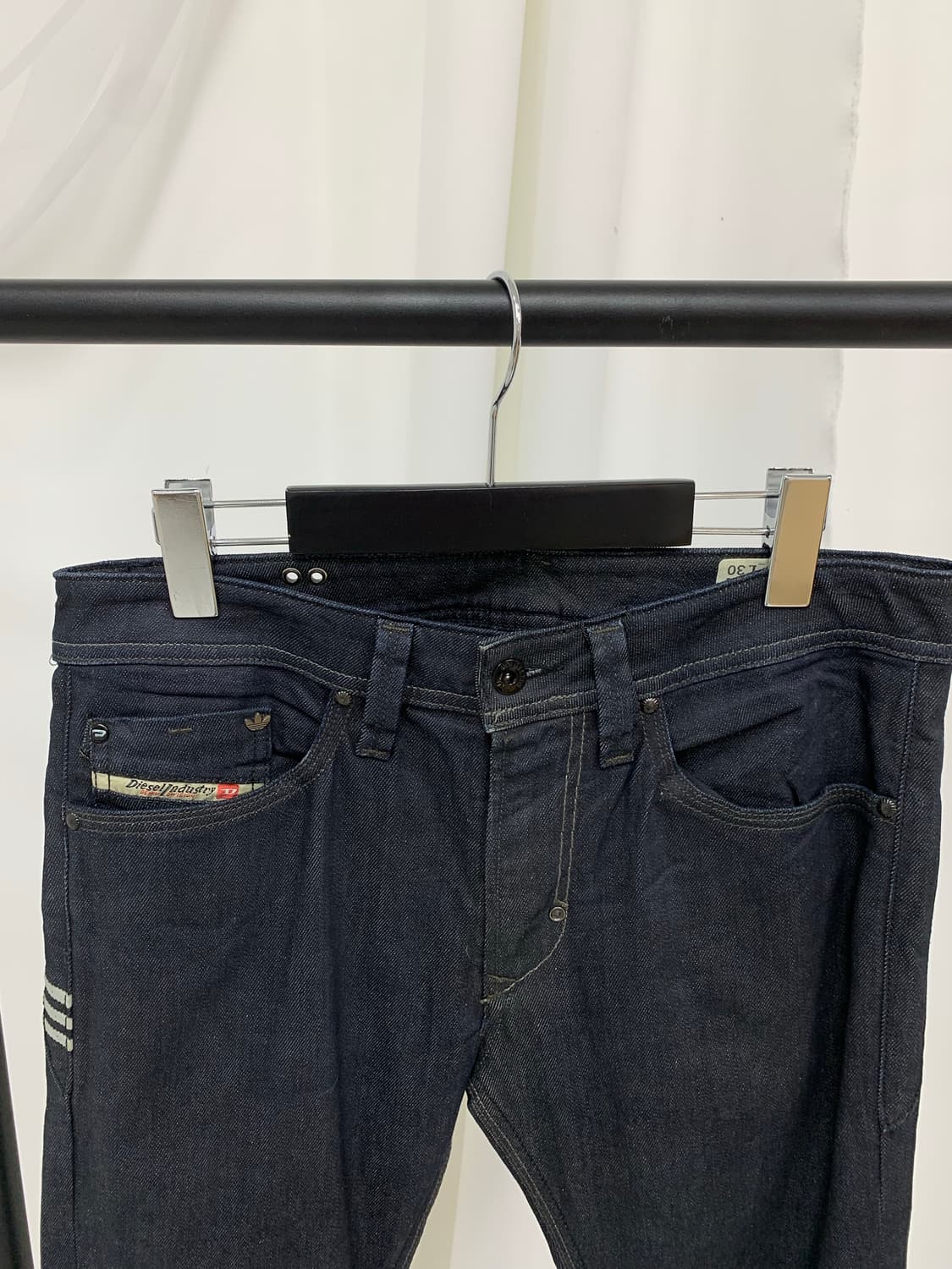 Diesel x Adidas Black Jeans 상품이미지4