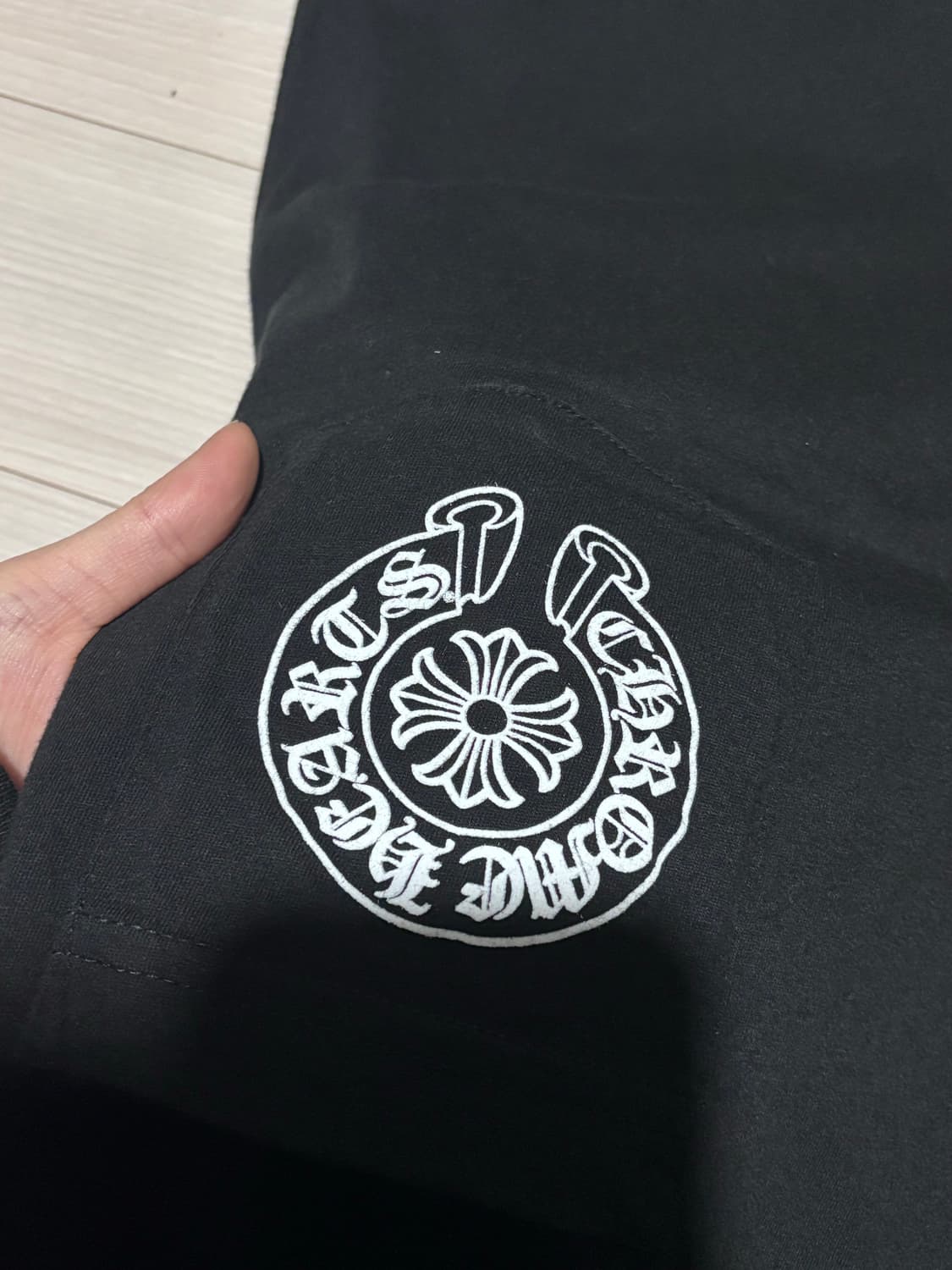 크롬하츠 홀스슈 포켓 반팔 블랙 s 상품이미지6