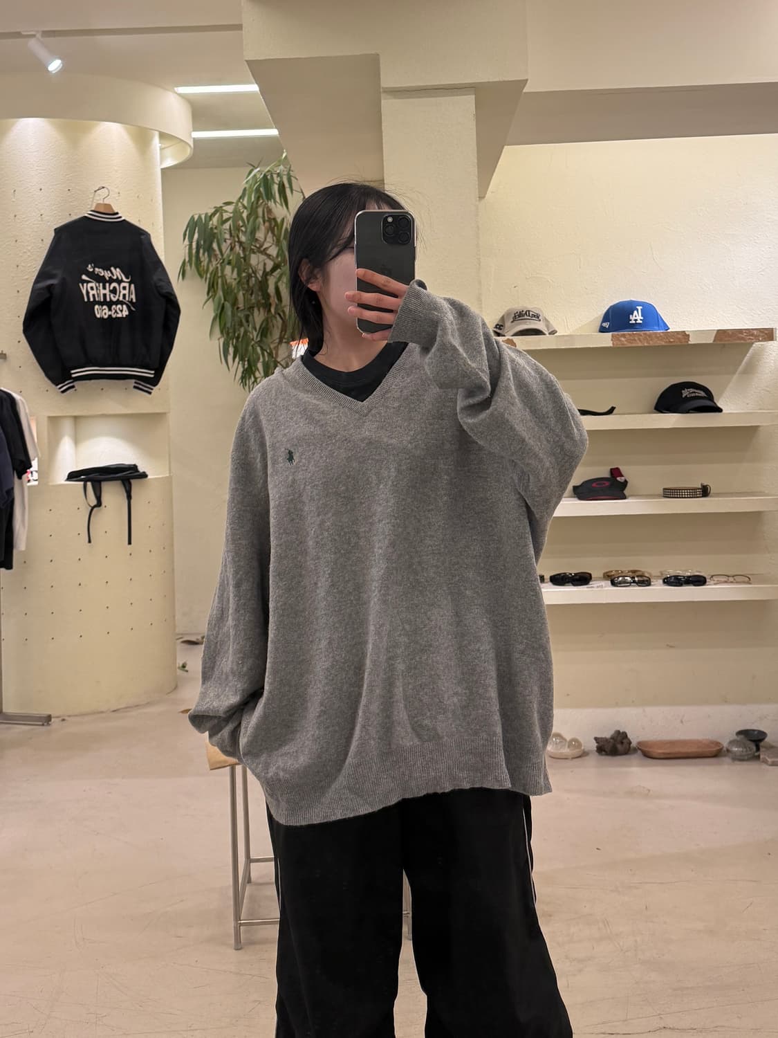 폴로 랄프 로렌 브이넥 니트 스웨터 U540 상품이미지1