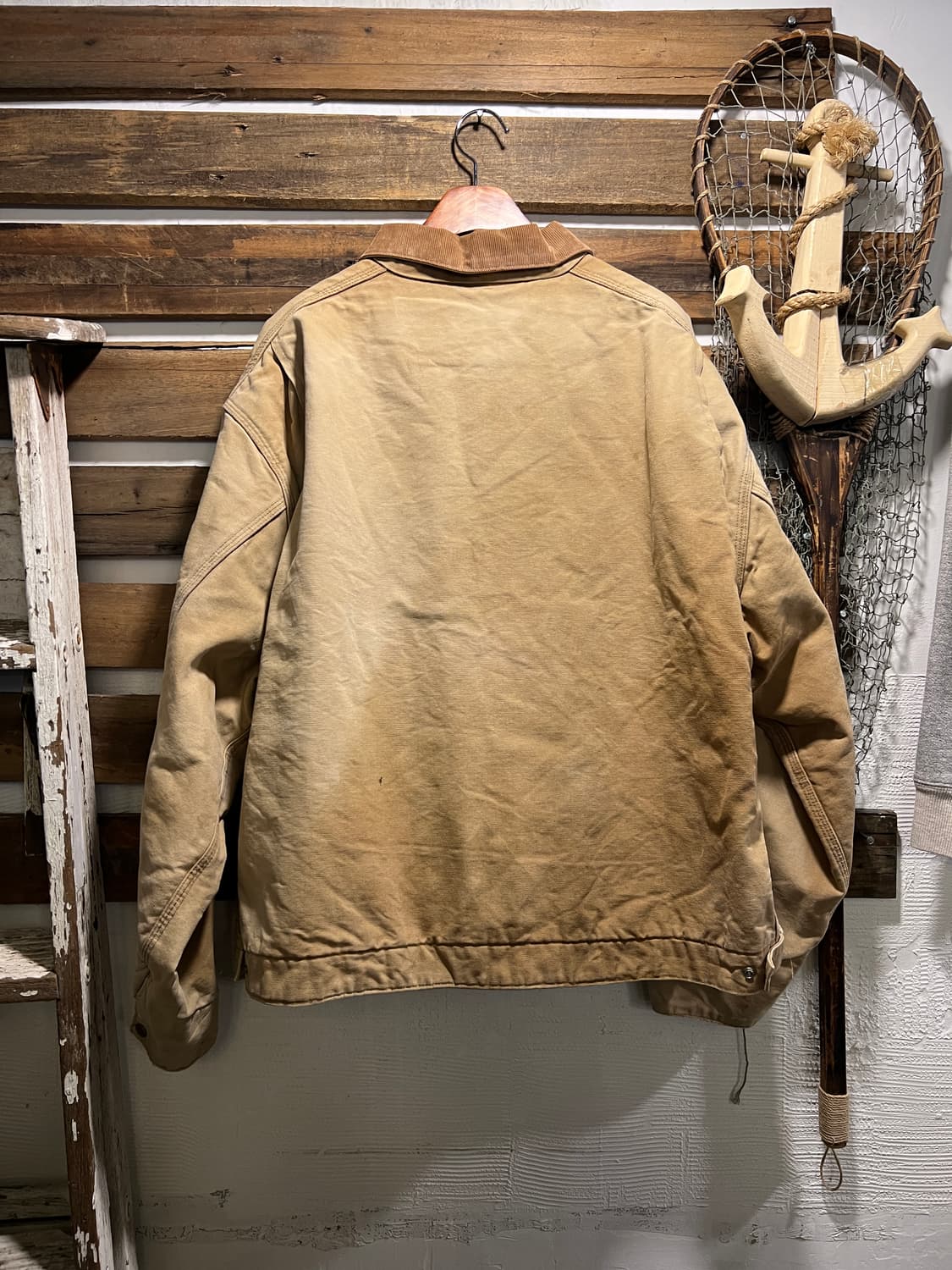 [3XL]칼하트 USA J97 디트로이트 랭글러 패치업 브라운 워크 자켓 상품이미지8