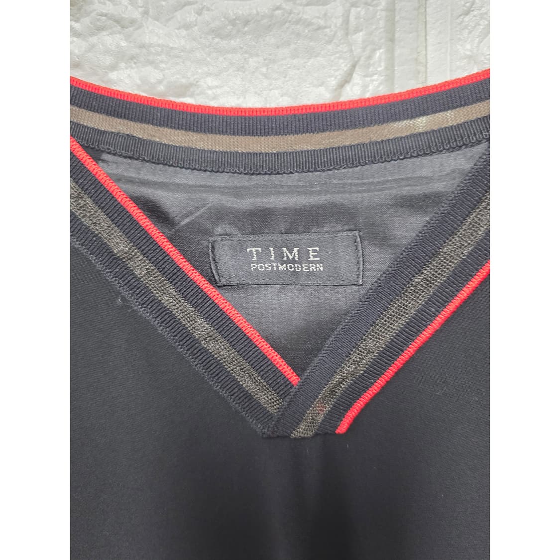 택포) S 한섬 타임 TIME 블랙 롱 원피스 상품이미지2