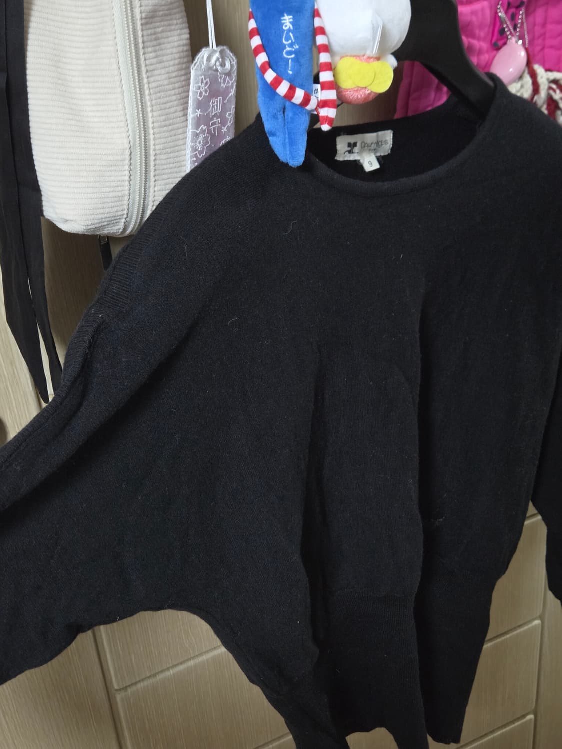 꾸레쥬 블랙 니트 상품이미지4