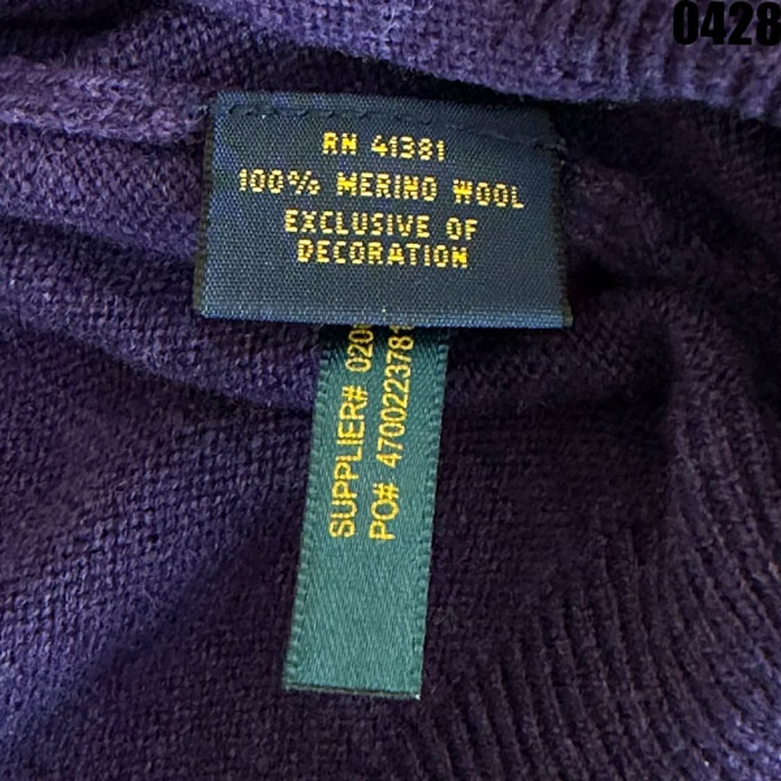 폴로 랄프로렌 니트 스웨터 L 0428  상품이미지6