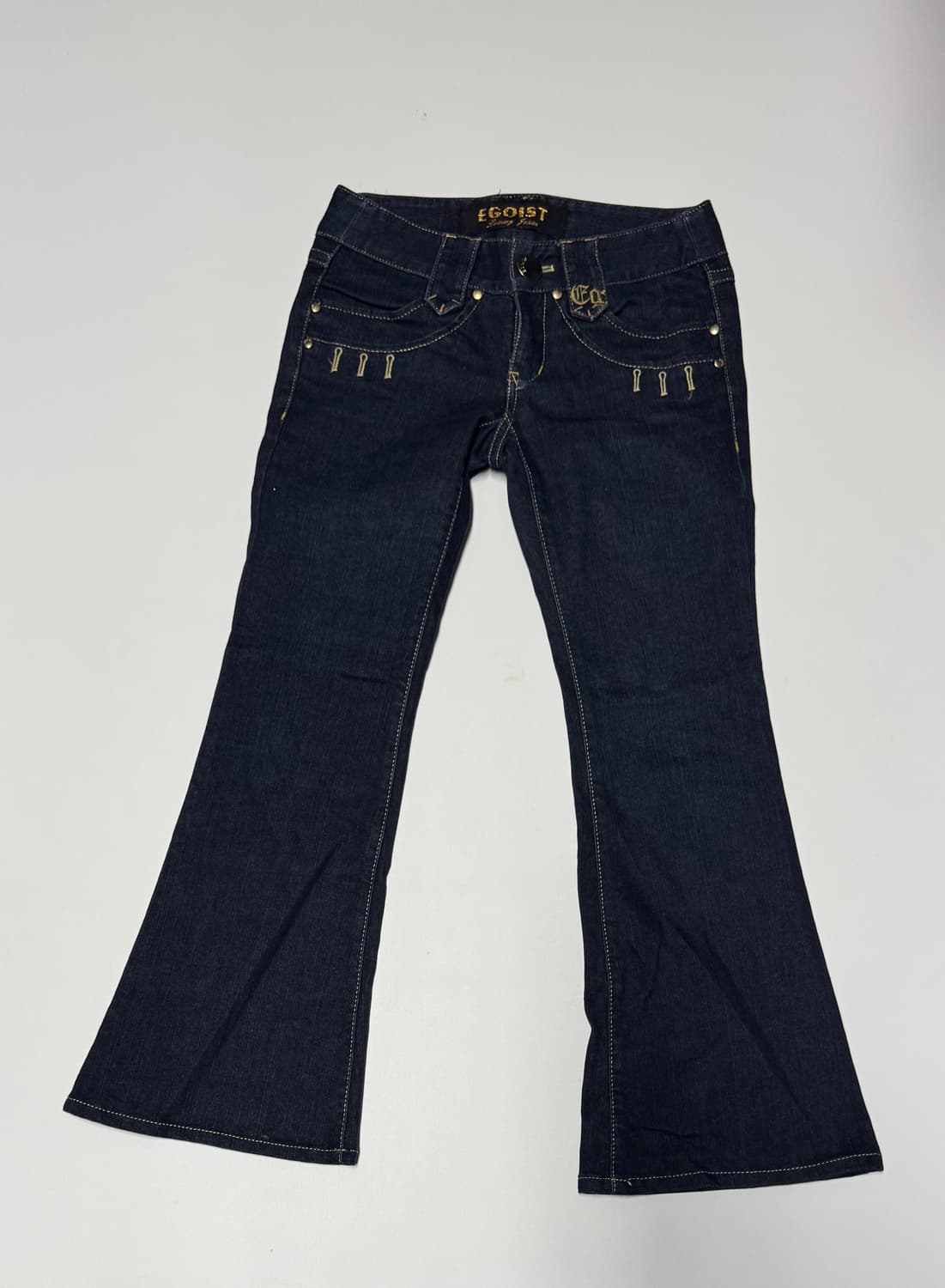 여성 에고이스트 프리미엄 부츠컷 데님팬츠 30.7인치 상품이미지1