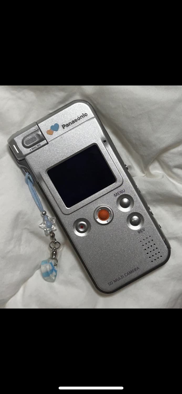 수지 캠코더 빈티지 디카 파나소닉 디스냅 SV-AS10 실버 상품이미지1