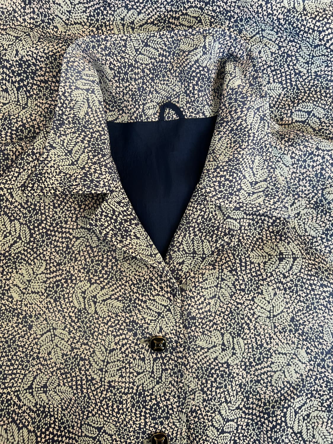 일본수입 여성 플로럴 퍼프소매 롱원피스 상품이미지5