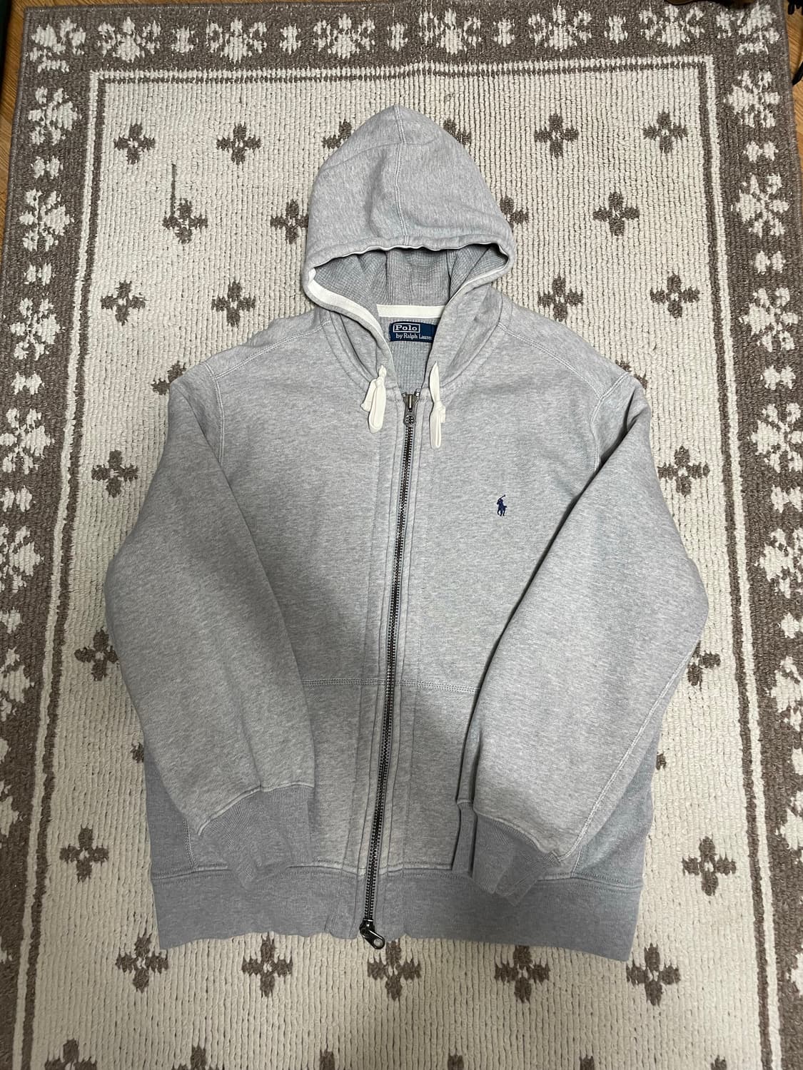 폴로 랄프로렌 와플 후드집업 상품이미지1