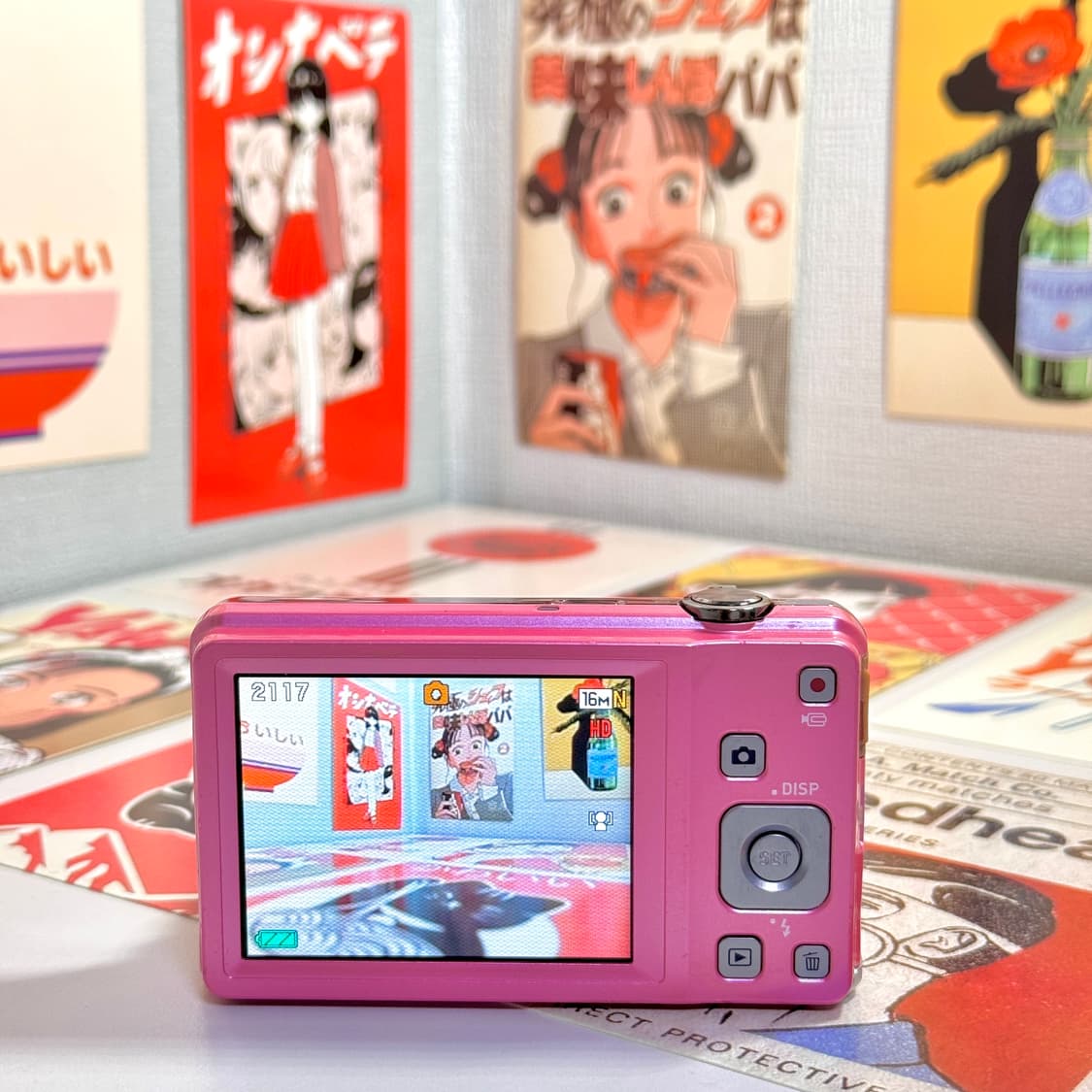 카시오 엑슬림 EX-ZS6 핑크 빈티지디카 상품이미지2