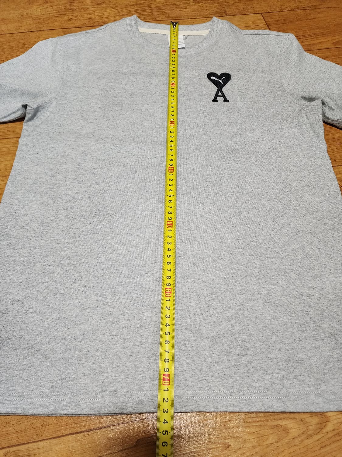 [S] 푸마 X 아미 티셔츠 라이트 그레이 상품이미지7