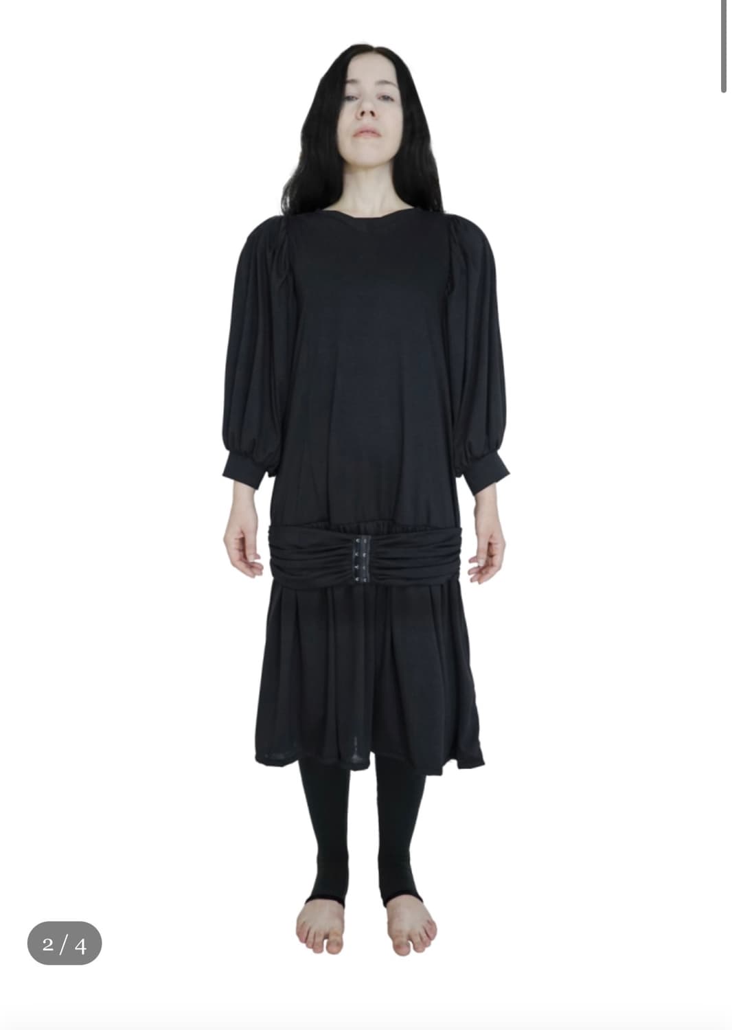 에옹쓰 아르누보 드레스 블랙 상품이미지1