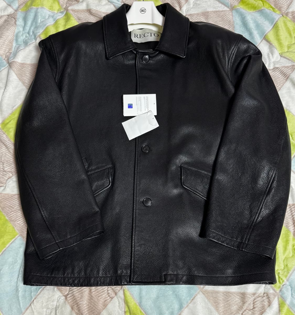 렉토 빈티지 레더 초어 자켓 m 상품이미지3