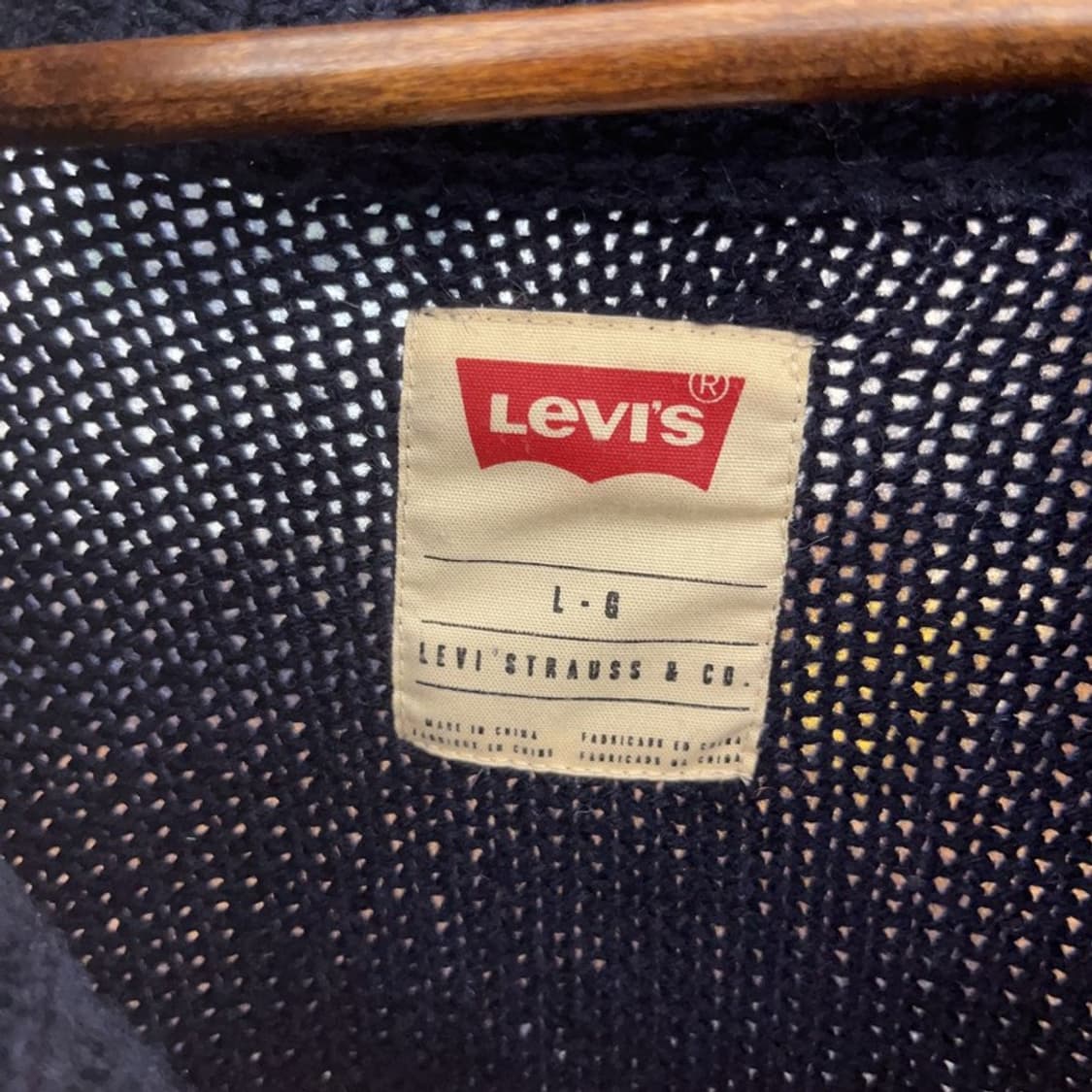 리바이스 노르딕 울 코위찬 홀리데이 숄카라 니트 L C06616 상품이미지5