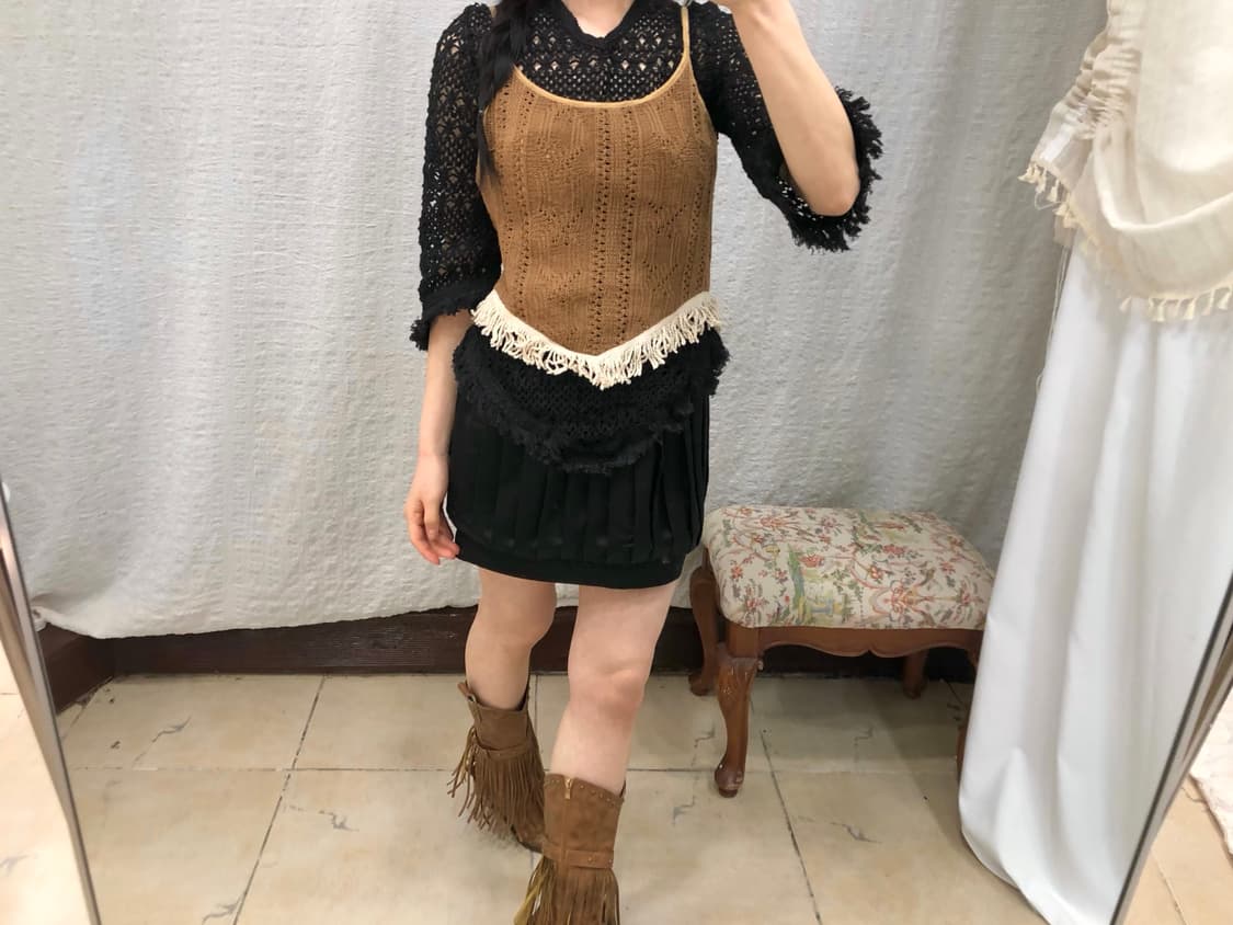 sheer boho lace knit 상품이미지3