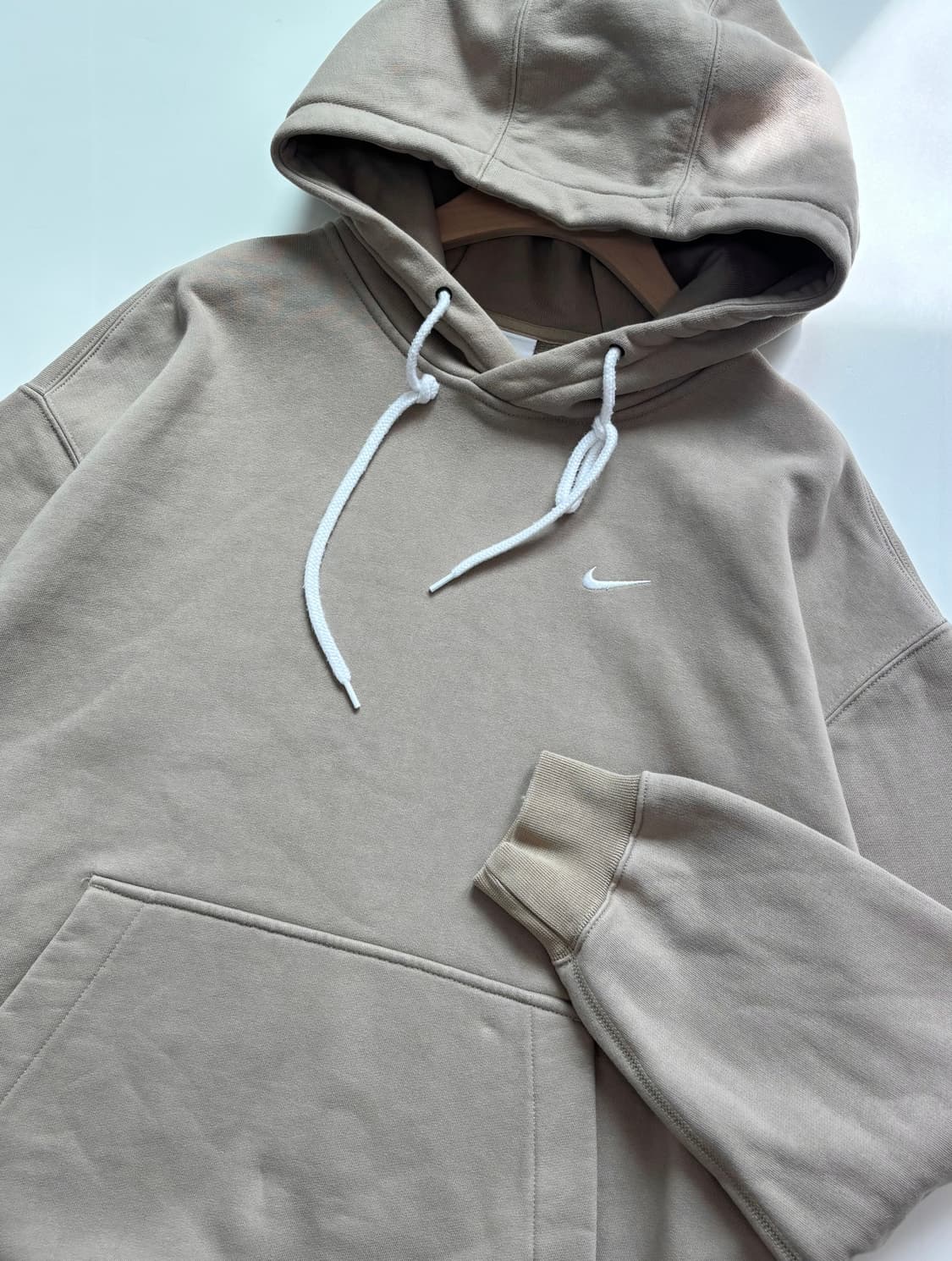 Nike 나이키 NRG 베이지 스우시 후디 상품이미지5