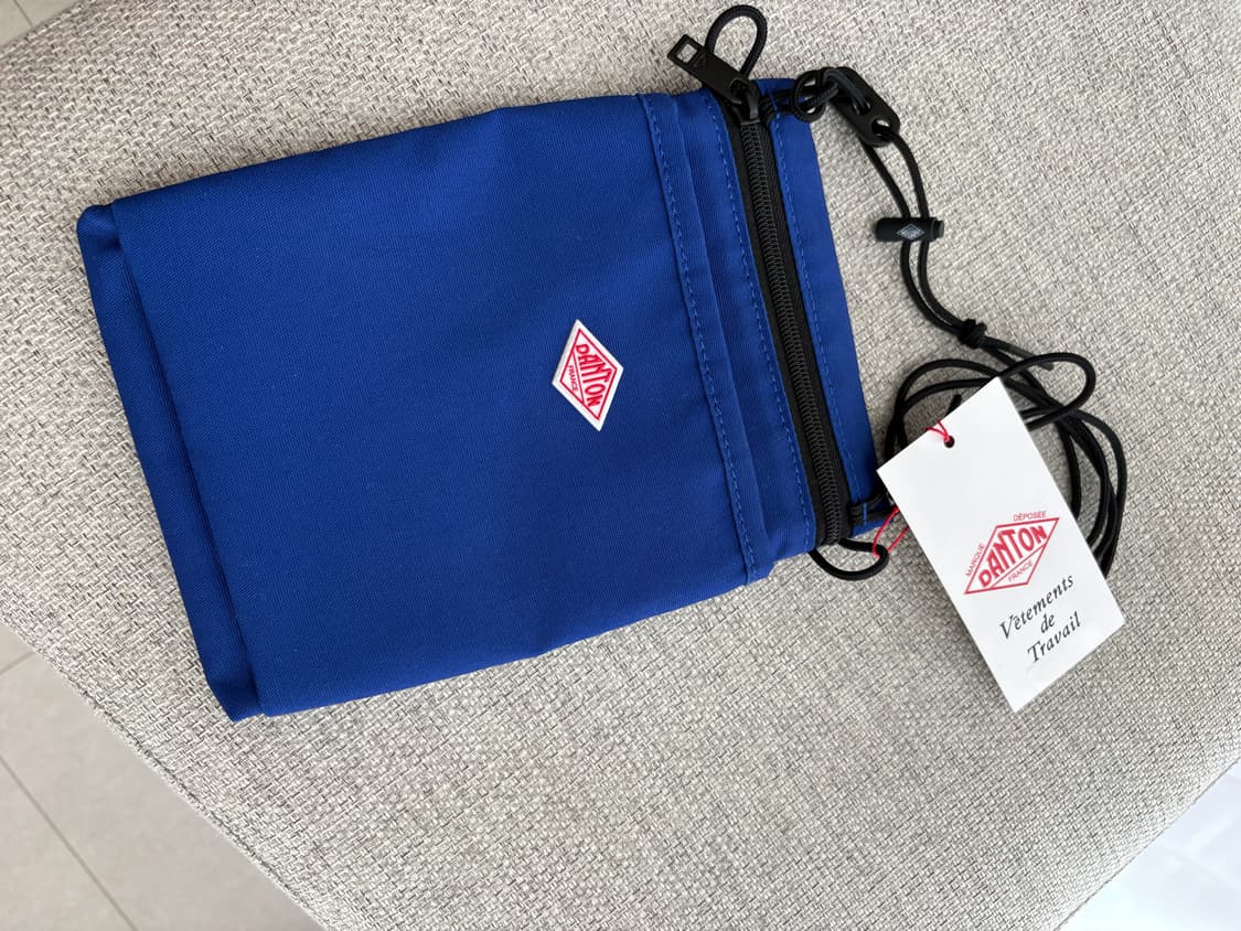 DANTON 드로우 스트링 백 블루 새상품 상품이미지3