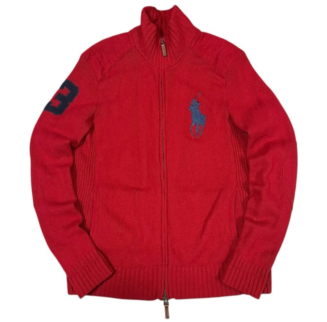 폴로 랄프로렌 빅포니 니트 투웨이 집업 상품이미지1